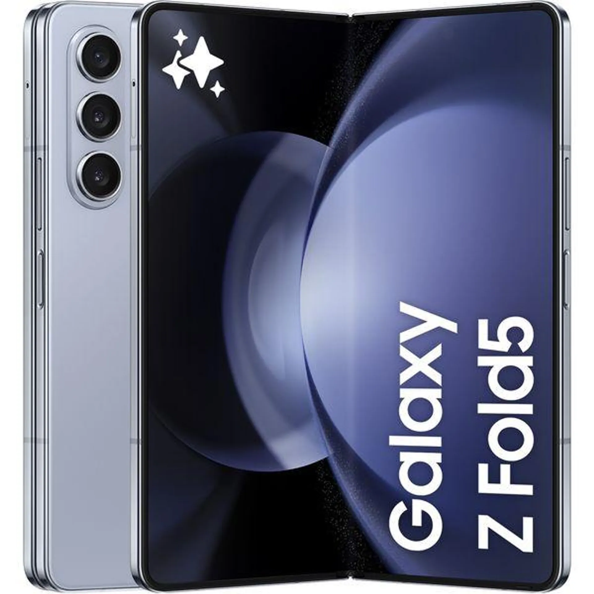 Telefon SAMSUNG Galaxy Z Fold5 5G, 256GB, 12GB RAM, Dual SIM, Icy Blue