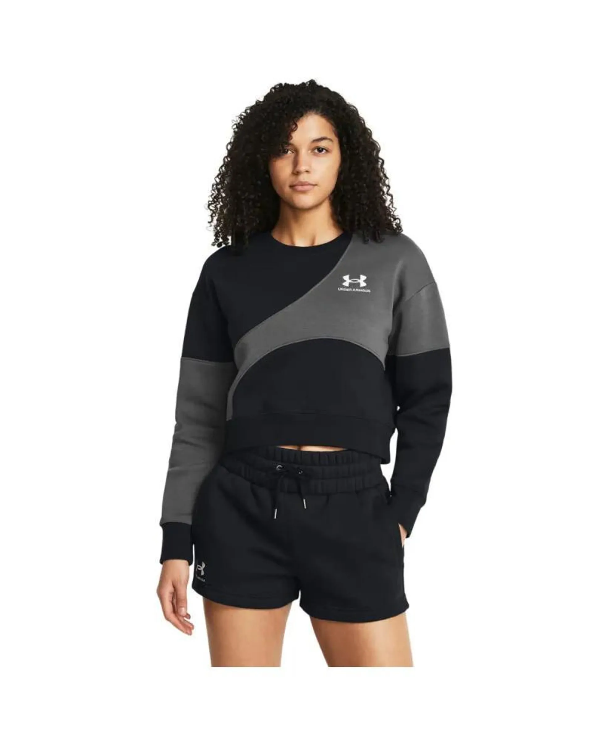 Bluza Dama ESSENTIAL FLEECE CROP CREW Under Armour