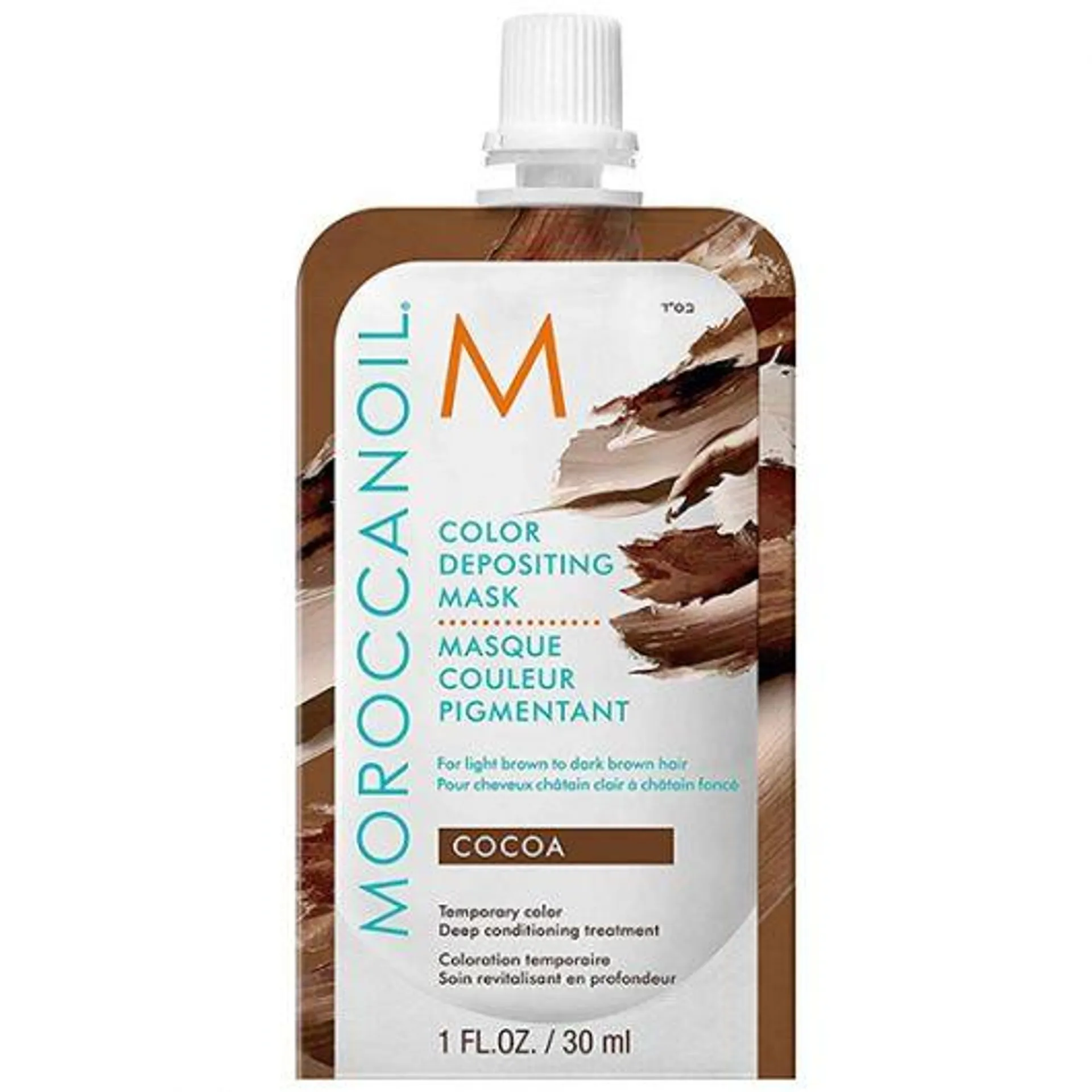 Masca de par nuantatoare Moroccanoil Cocoa 30ml