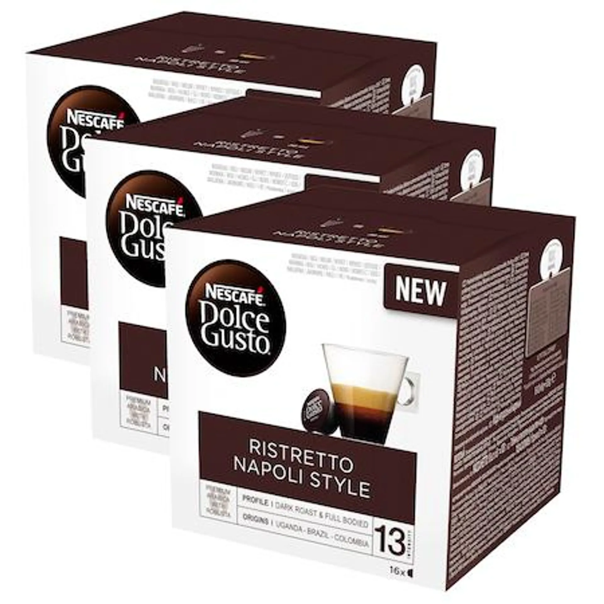 Set 3 x Capsule Nescafe Dolce Gusto Napoli, 48 capsule, 384g