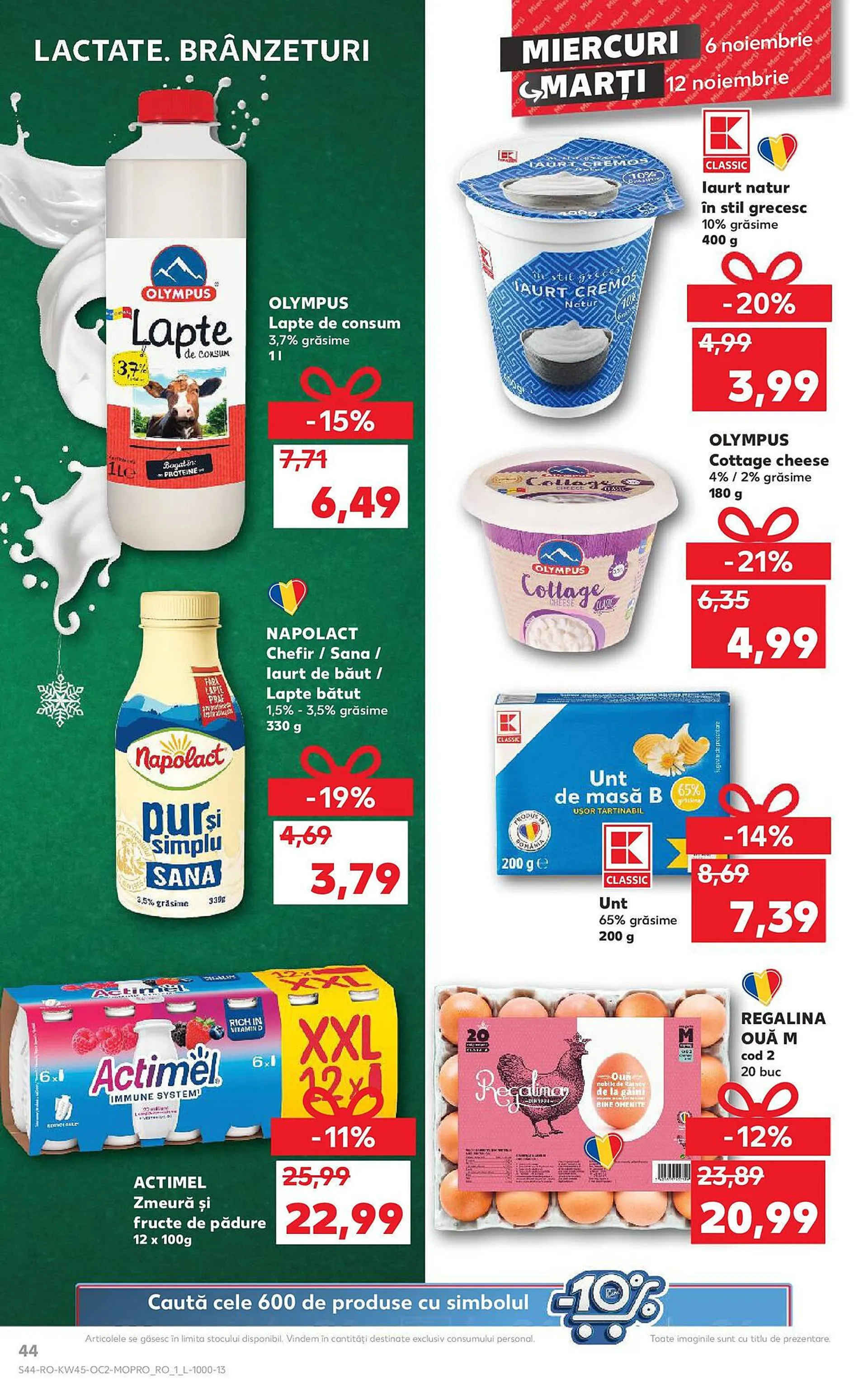 Catalog Catalog Kaufland de la 5 noiembrie până la 10 noiembrie 2024 - Revista Pagina 44