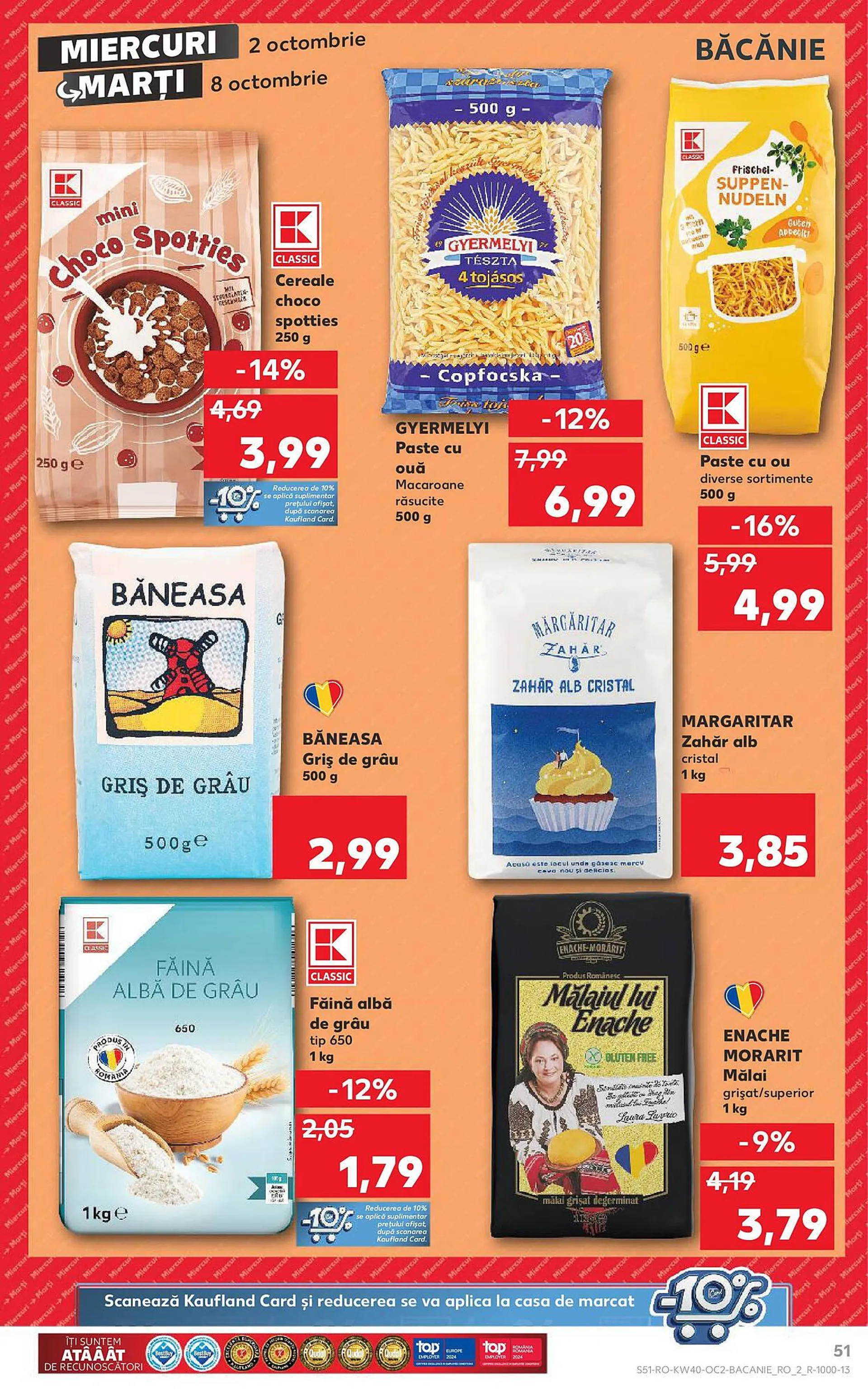 Catalog Catalog Kaufland de la 2 octombrie până la 8 octombrie 2024 - Revista Pagina 51