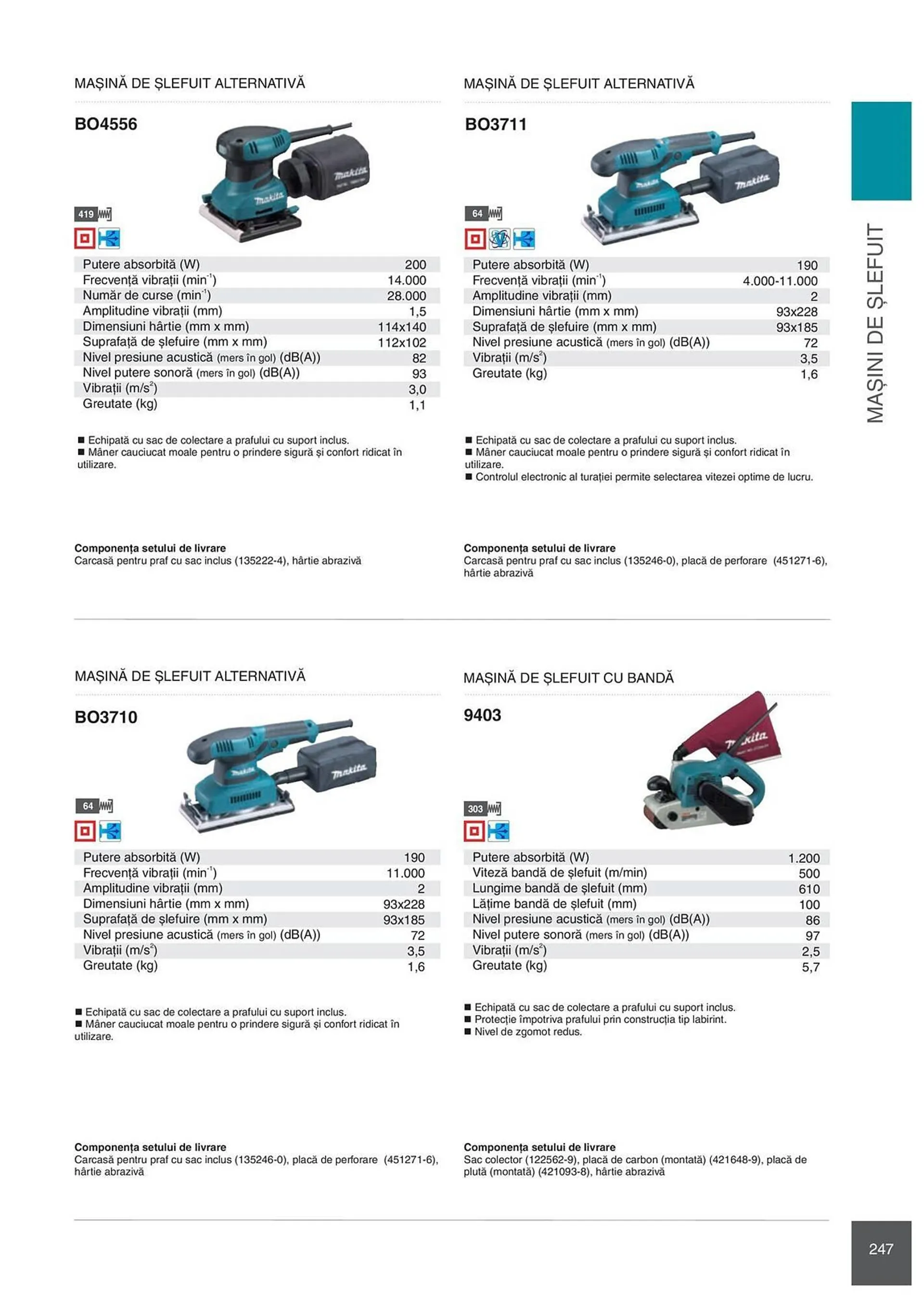 Catalog Сatalog Makita de la 6 februarie până la 31 decembrie 2024 - Revista Pagina 247