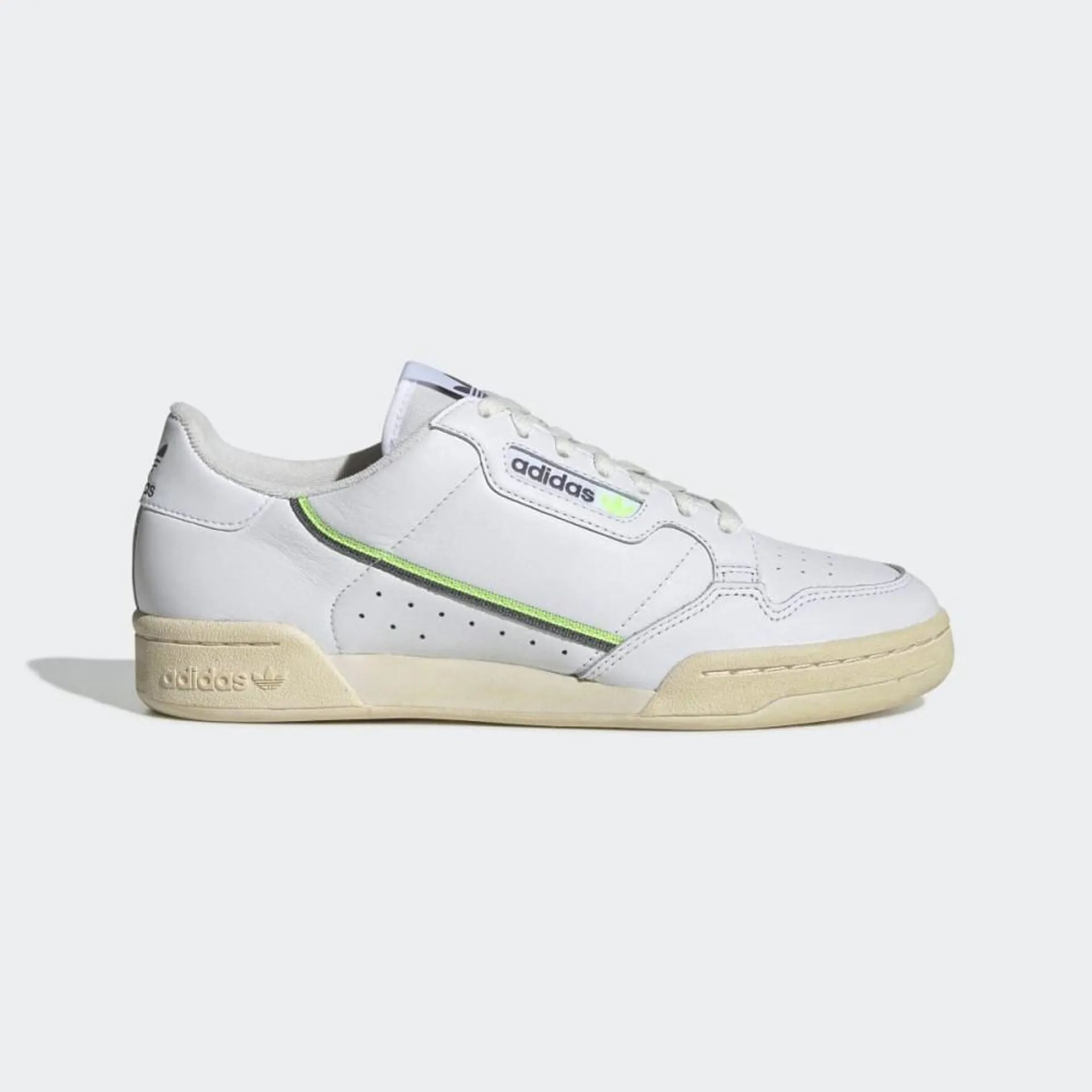 Adidasi Originals Barbati Adidas Continental 80 Albi/Gri/Verzi