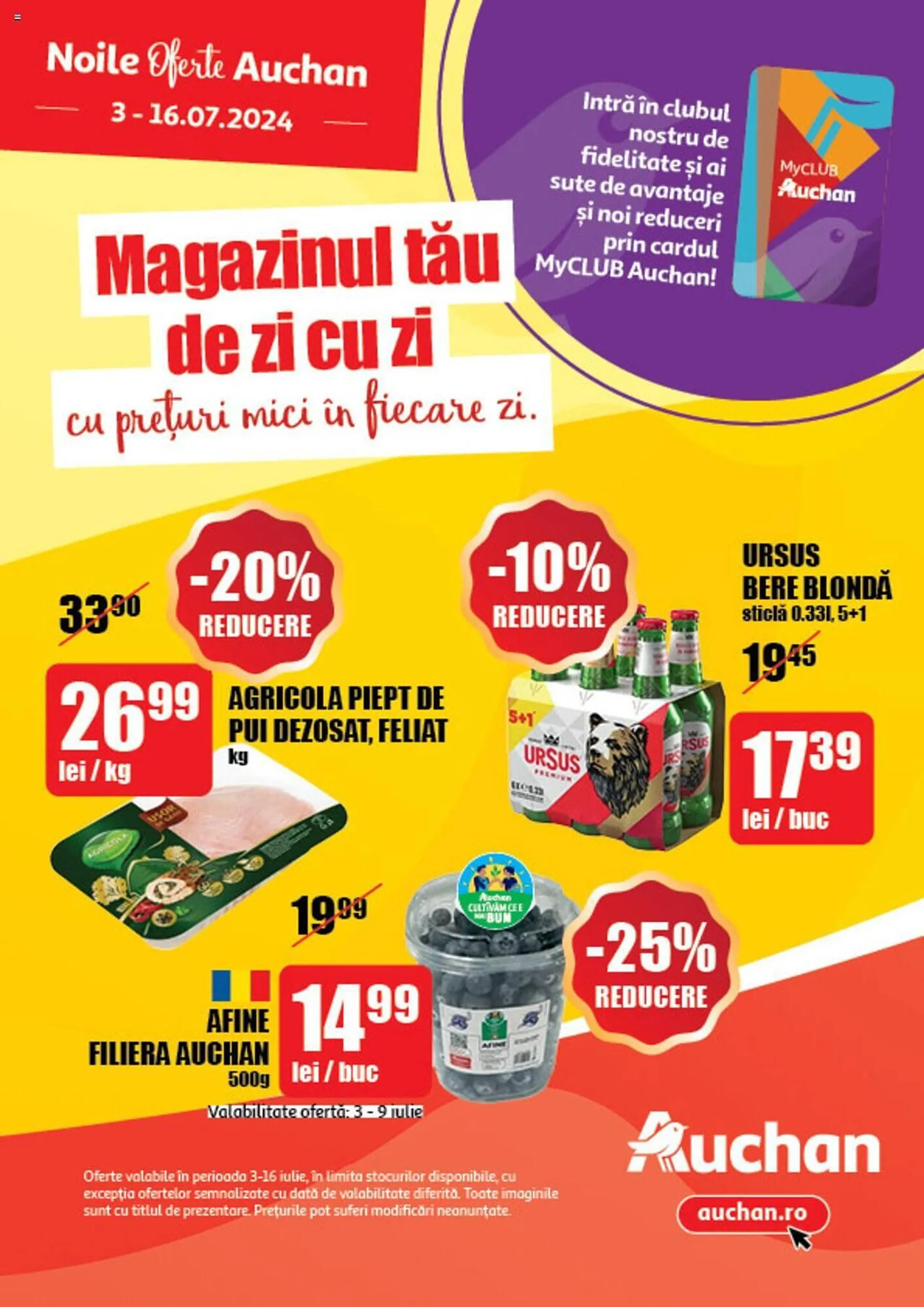 Catalog Auchan catalog de la 3 iulie până la 16 iulie 2024 - Revista Pagina 1