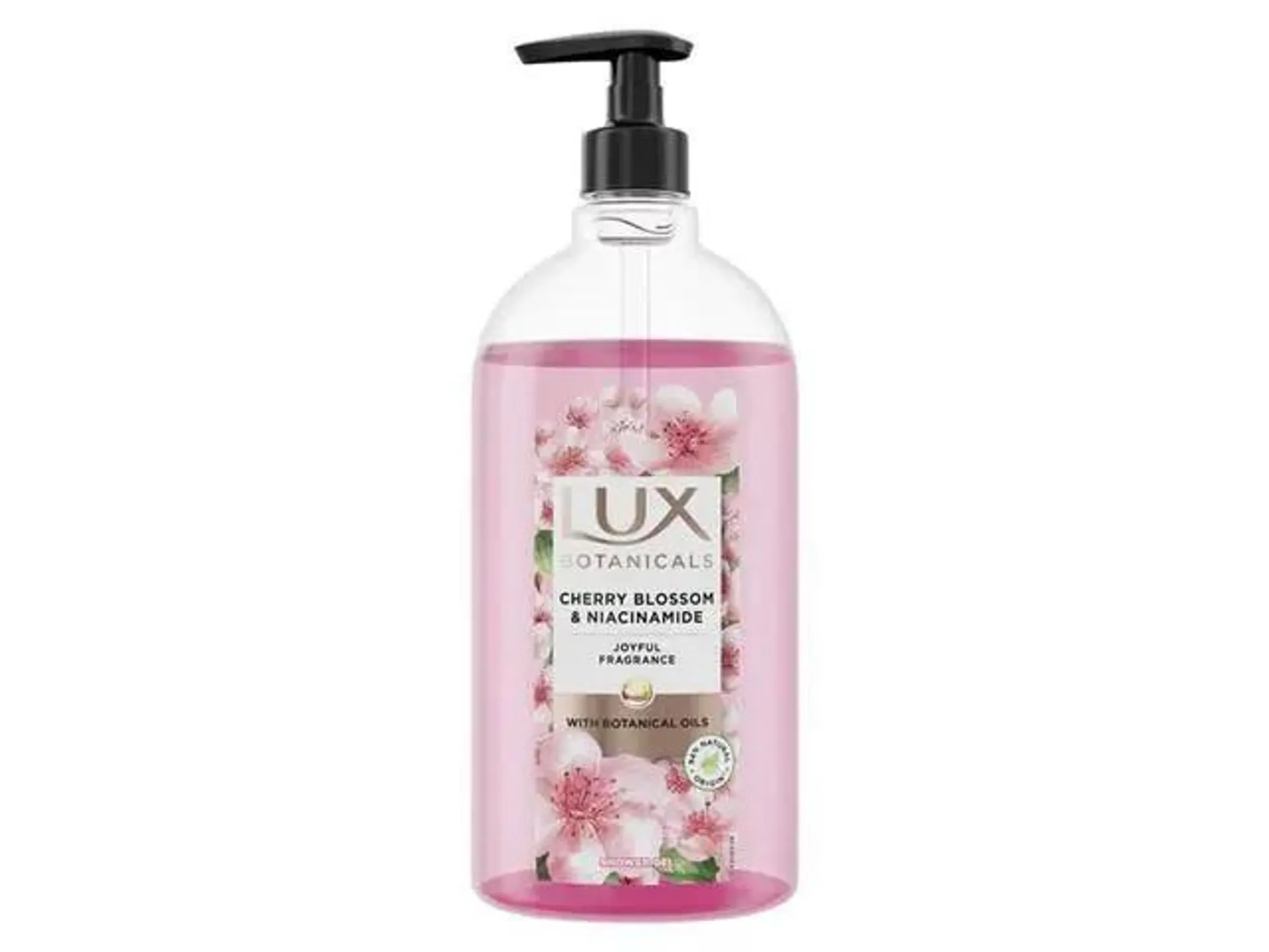 Gel De Dus Lux Botanicals Cu Parfum De Floare De Cires si Niacinamida 720ml