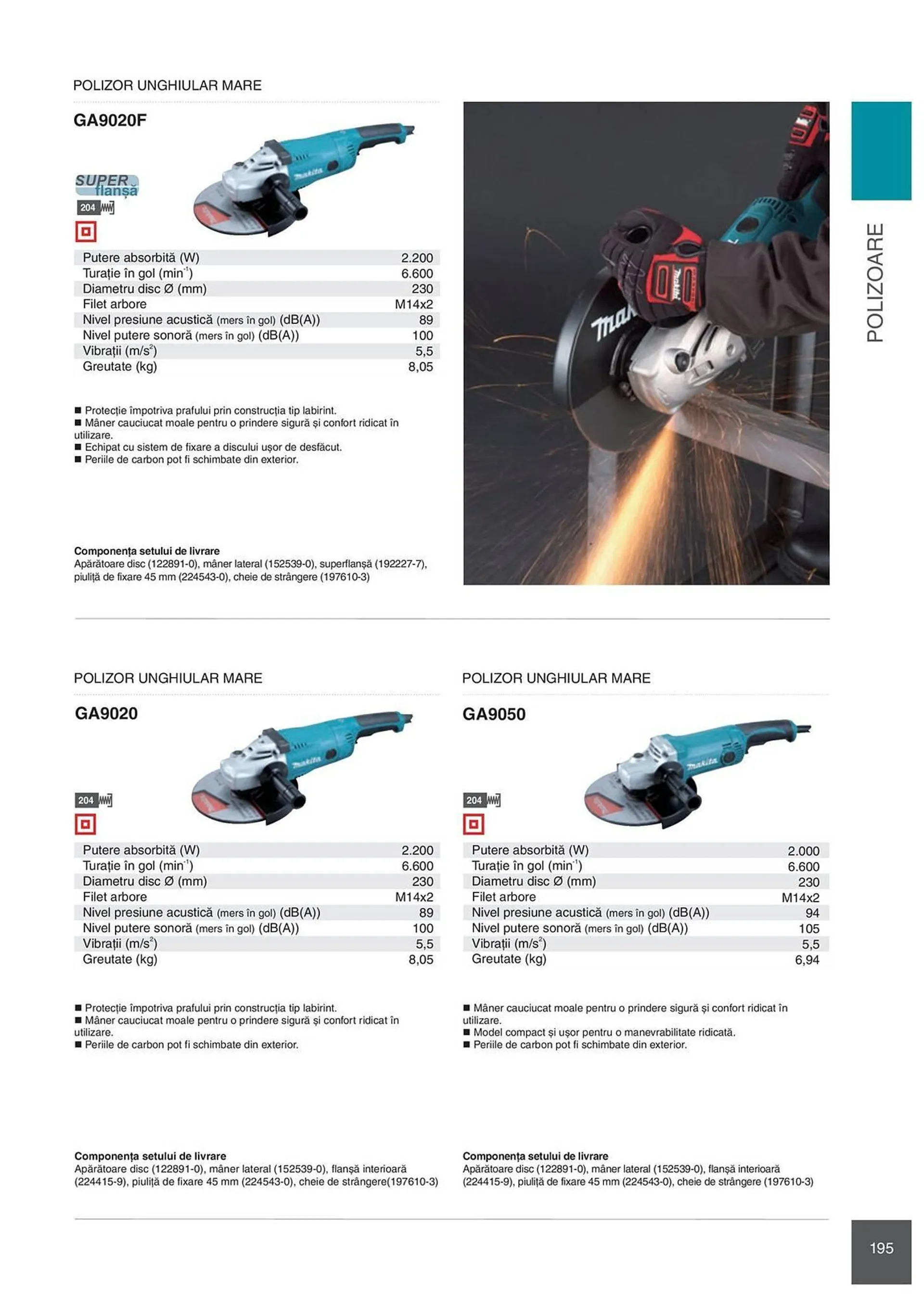 Catalog Сatalog Makita de la 6 februarie până la 31 decembrie 2024 - Revista Pagina 195