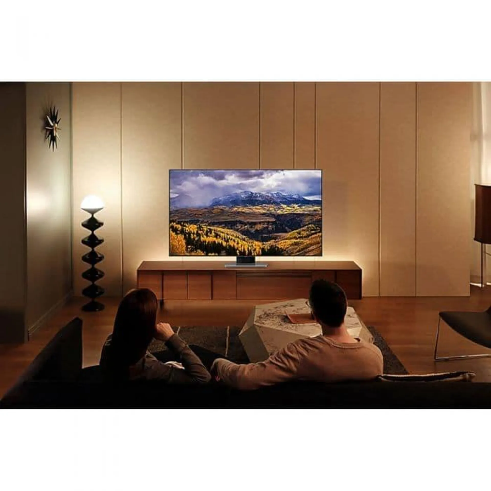 Televizor Smart QLED, Samsung 98Q80C, 249 cm, 4K Ultra HD, HDR, Clasa F