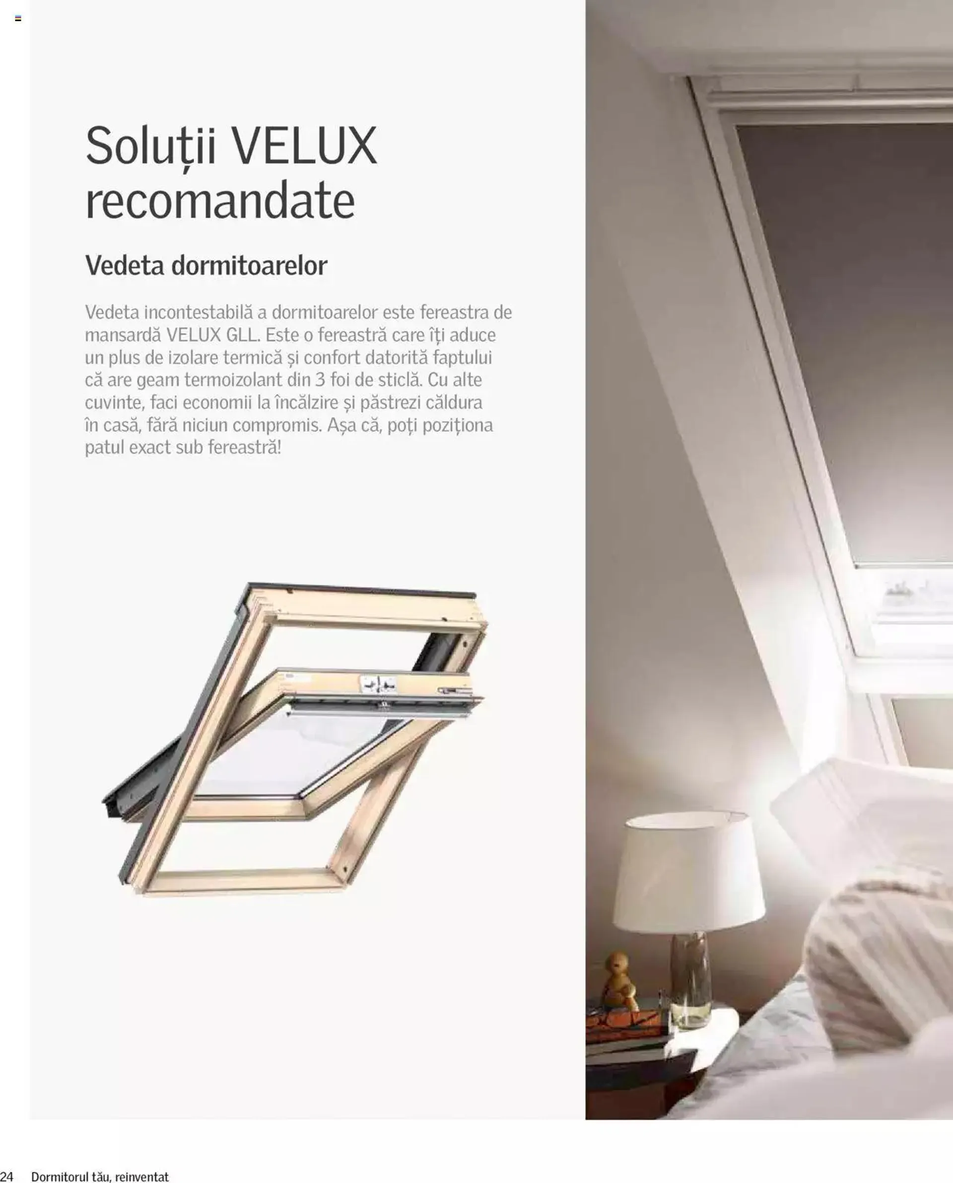 Catalog Velux - Dormitorul tău reinventat de la 27 decembrie până la 31 decembrie 2023 - Revista Pagina 24