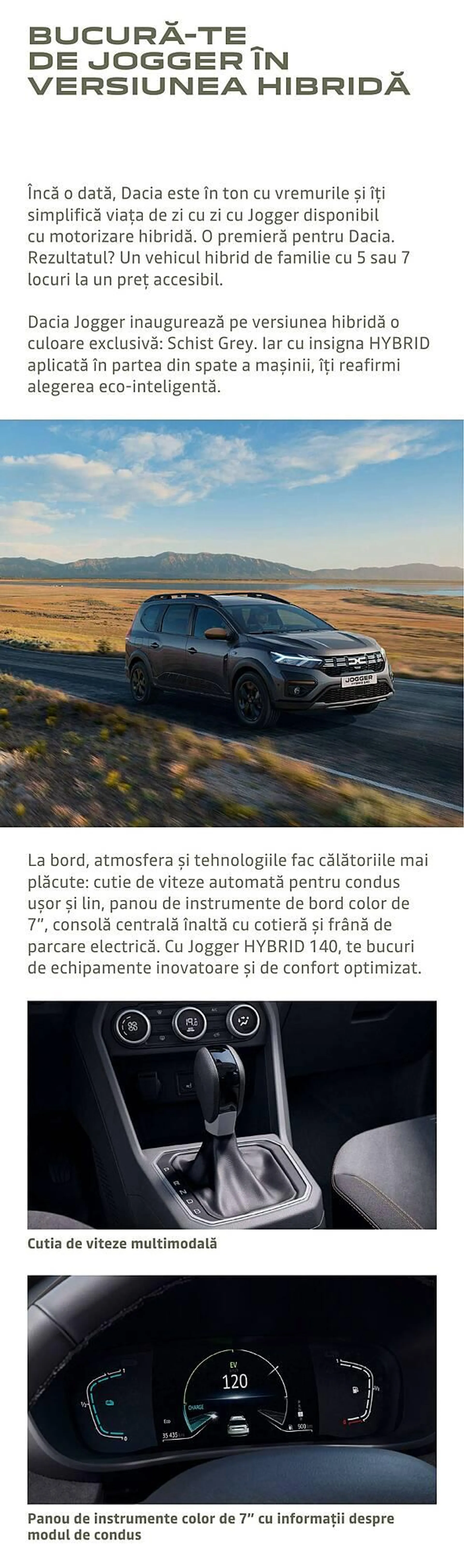 Catalog Dacia Jogger catalog de la 9 decembrie până la 8 decembrie 2024 - Revista Pagina 7