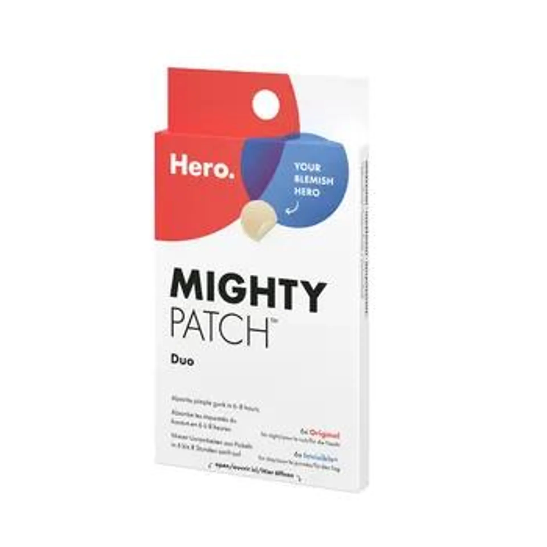 Plasturi pentru tratarea cosurilor Mighty Patch Duo, 12 bucati, Hero