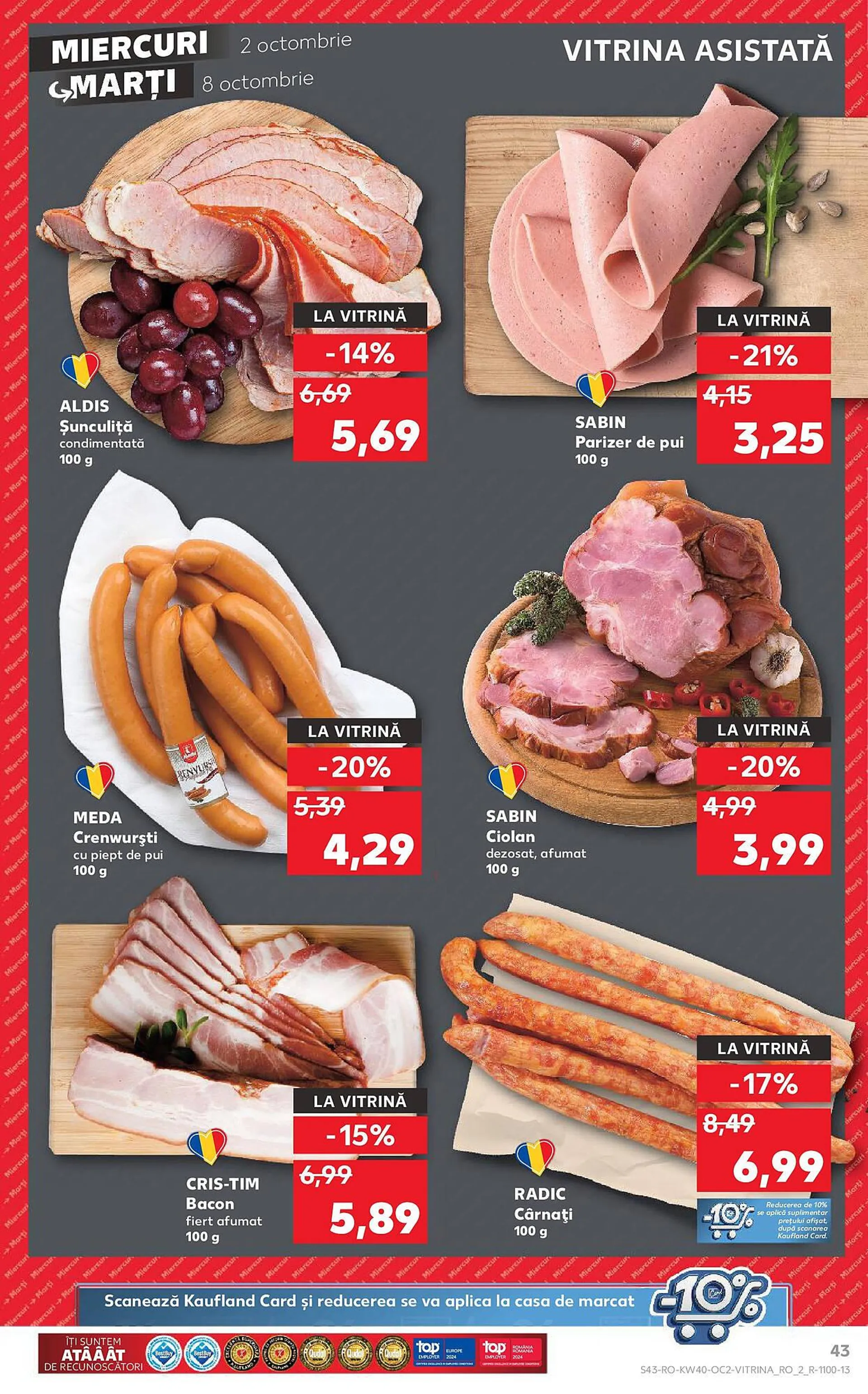 Catalog Catalog Kaufland de la 2 octombrie până la 8 octombrie 2024 - Revista Pagina 43