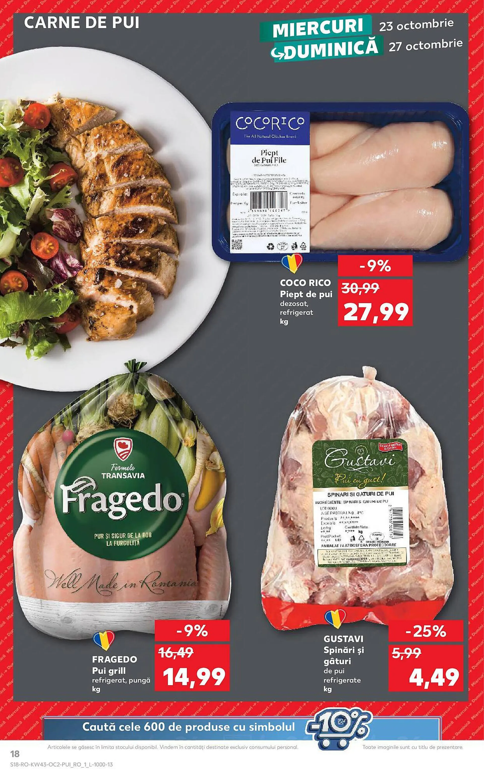 Catalog Catalog Kaufland de la 23 octombrie până la 29 octombrie 2024 - Revista Pagina 18