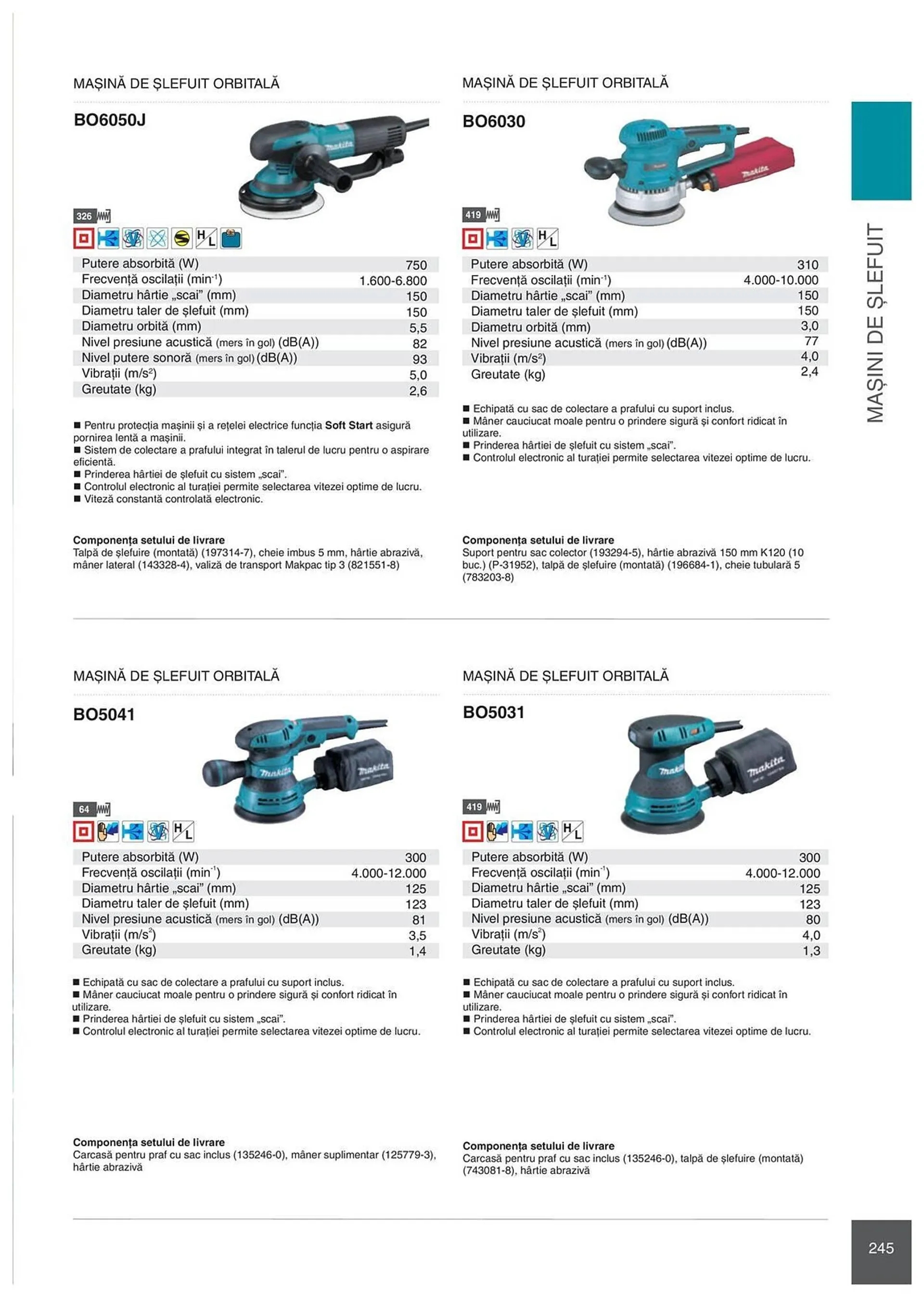 Catalog Сatalog Makita de la 6 februarie până la 31 decembrie 2024 - Revista Pagina 245