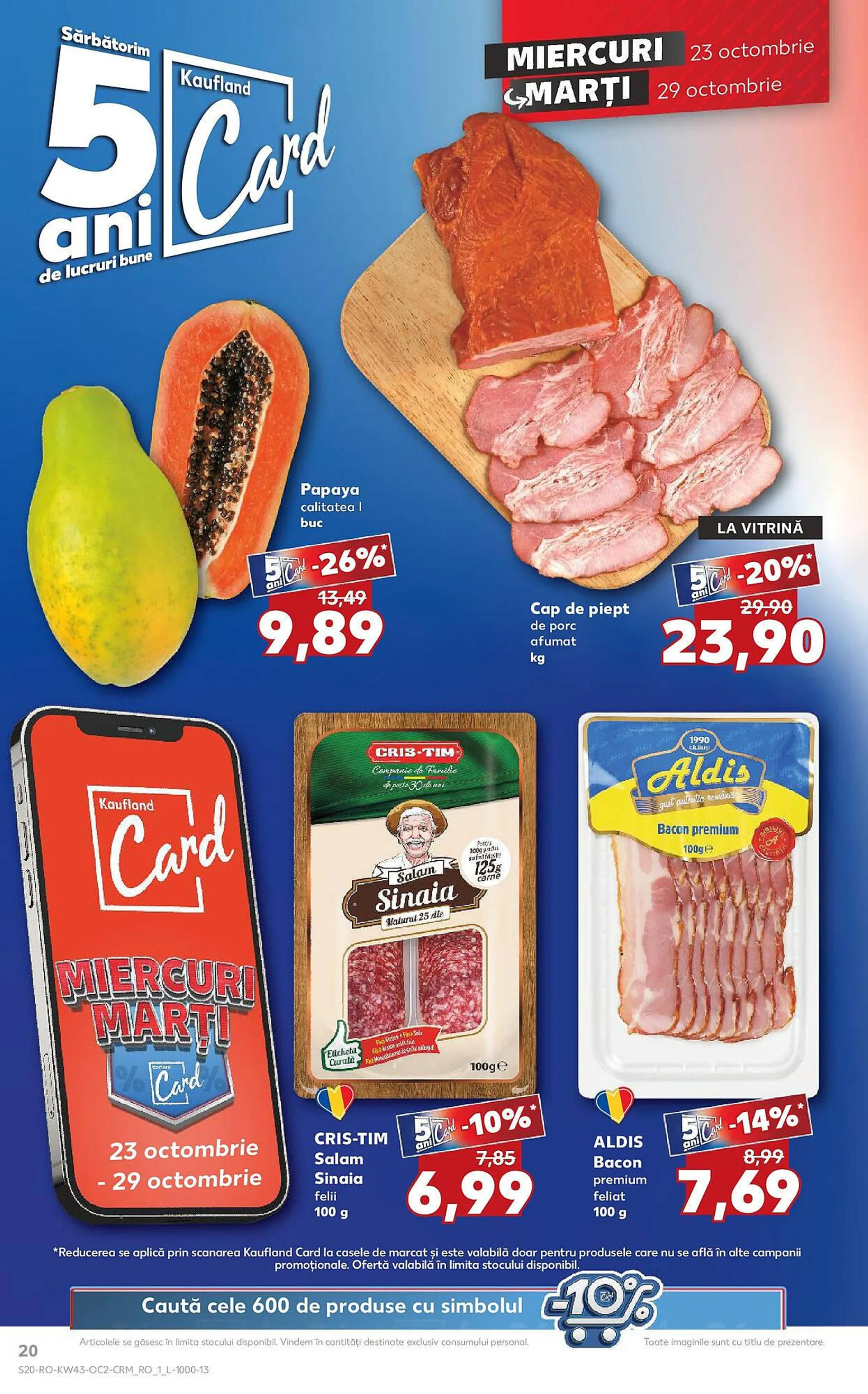 Catalog Catalog Kaufland de la 23 octombrie până la 29 octombrie 2024 - Revista Pagina 20