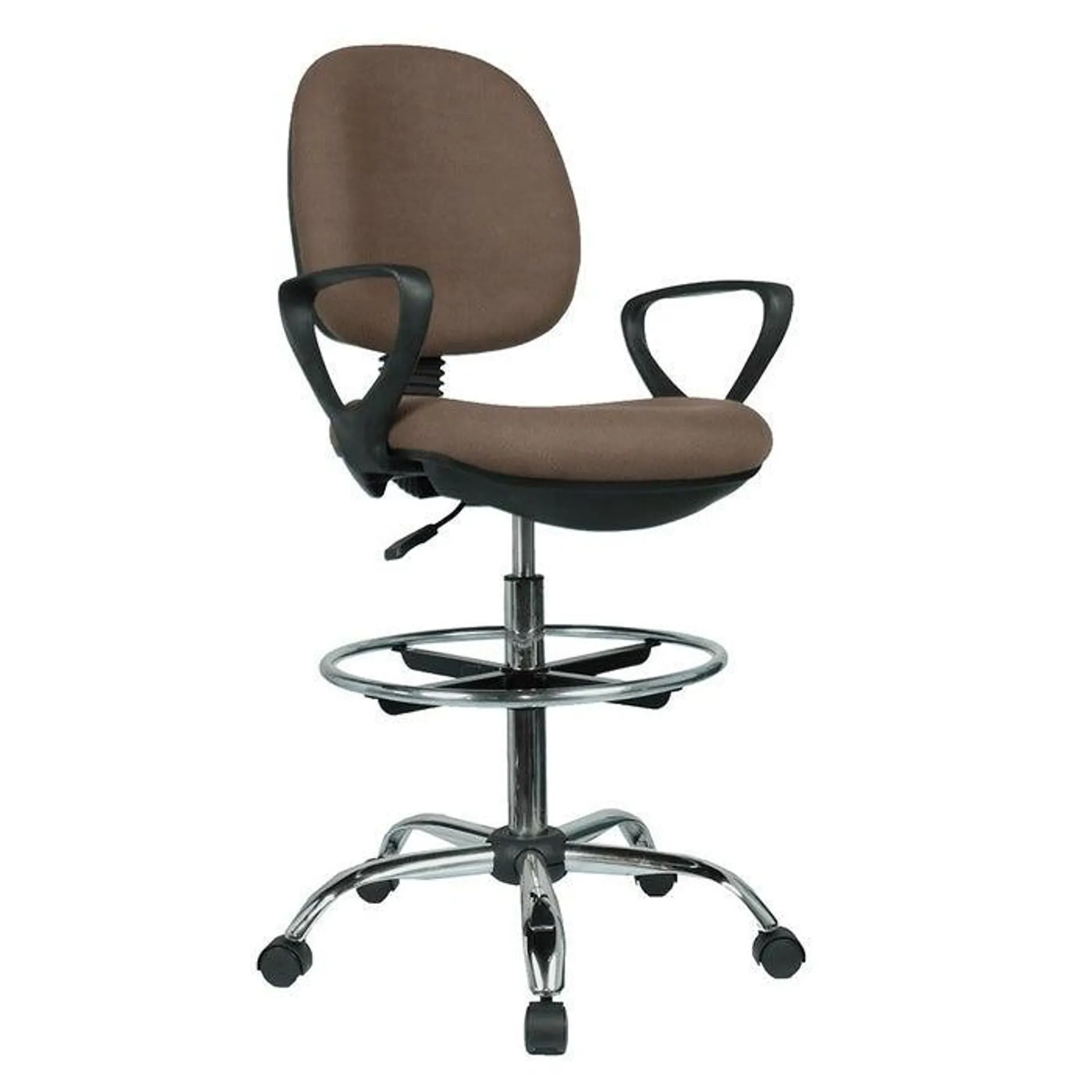 Scaun birou ergonomic Tamber, rotativ, material textil, maro