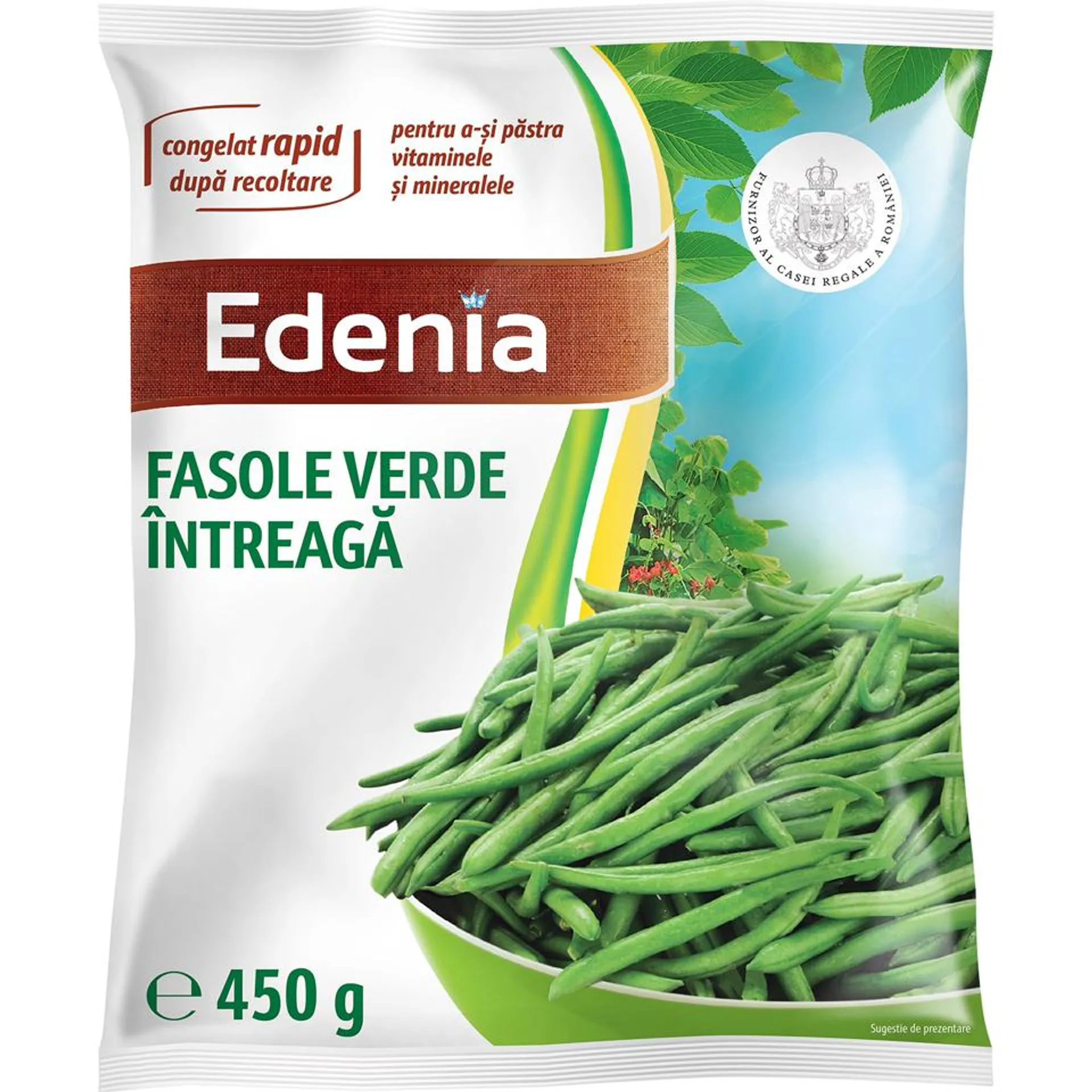 Edenia | Fasole verde intreaga 450g