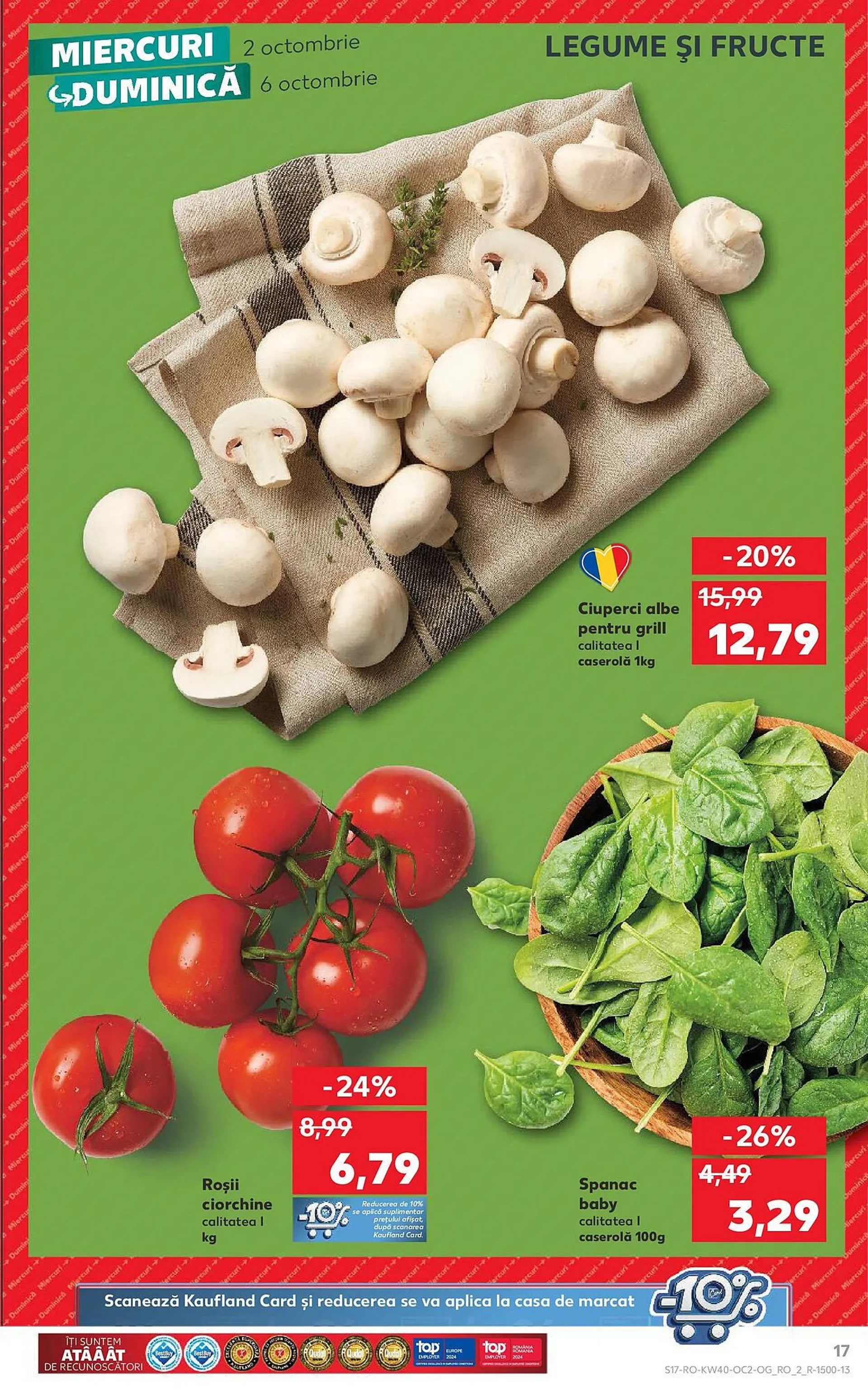 Catalog Catalog Kaufland de la 2 octombrie până la 8 octombrie 2024 - Revista Pagina 17