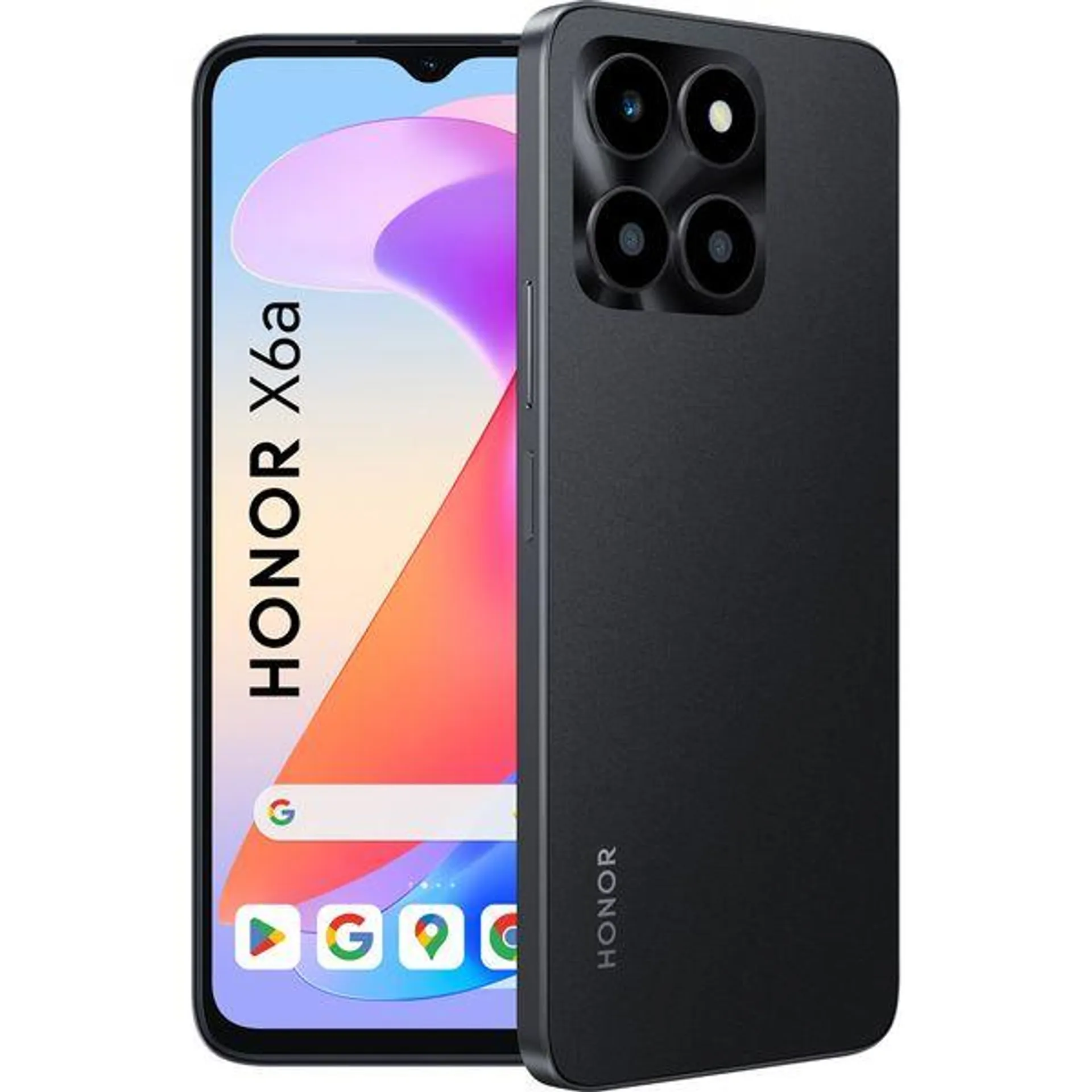 Telefon HONOR X6a, 128GB, 4GB RAM, Dual SIM, Midnight Black