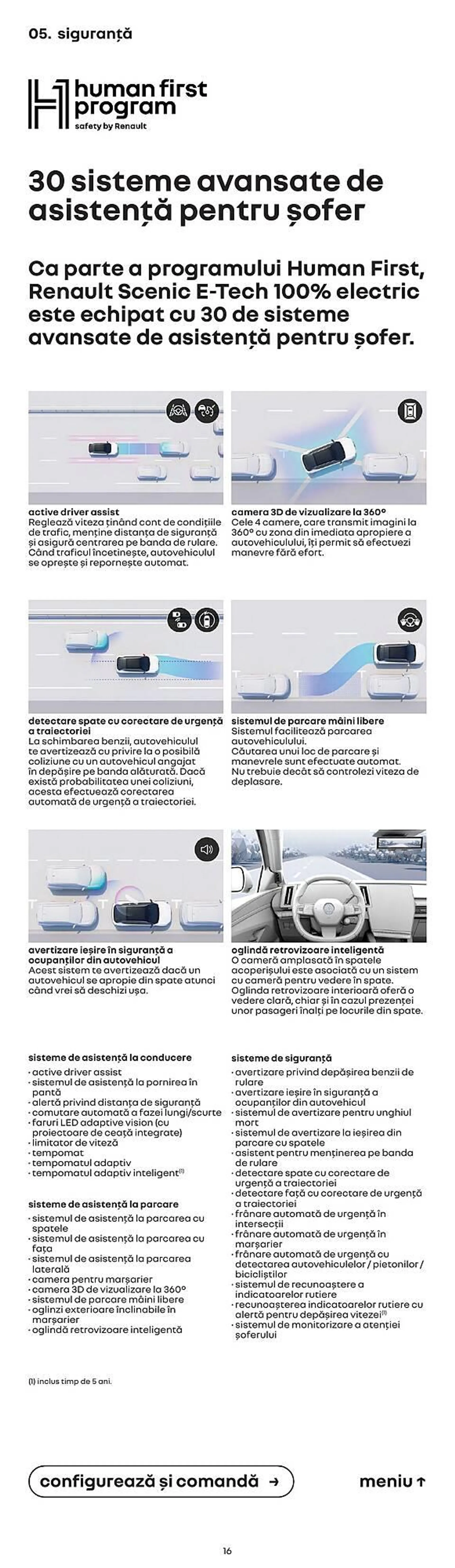 Catalog Catalog Renault Scenic E-Tech de la 11 ianuarie până la 31 decembrie 2024 - Revista Pagina 16