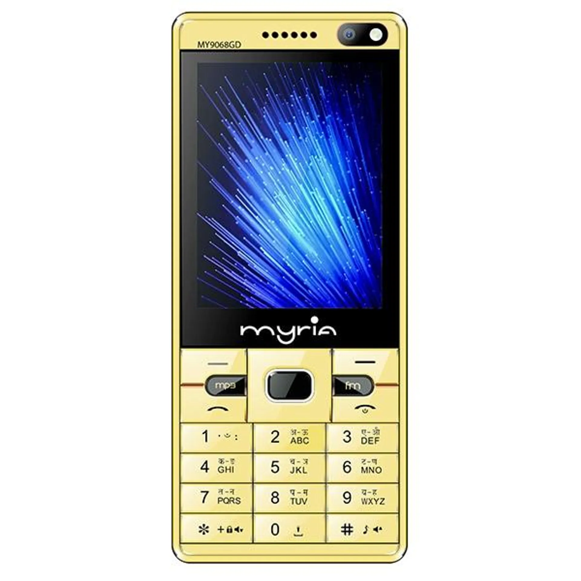 Telefon MYRIA Endless Power Y1 MY9068GD, 32MB RAM, 2G, Dual SIM, Gold