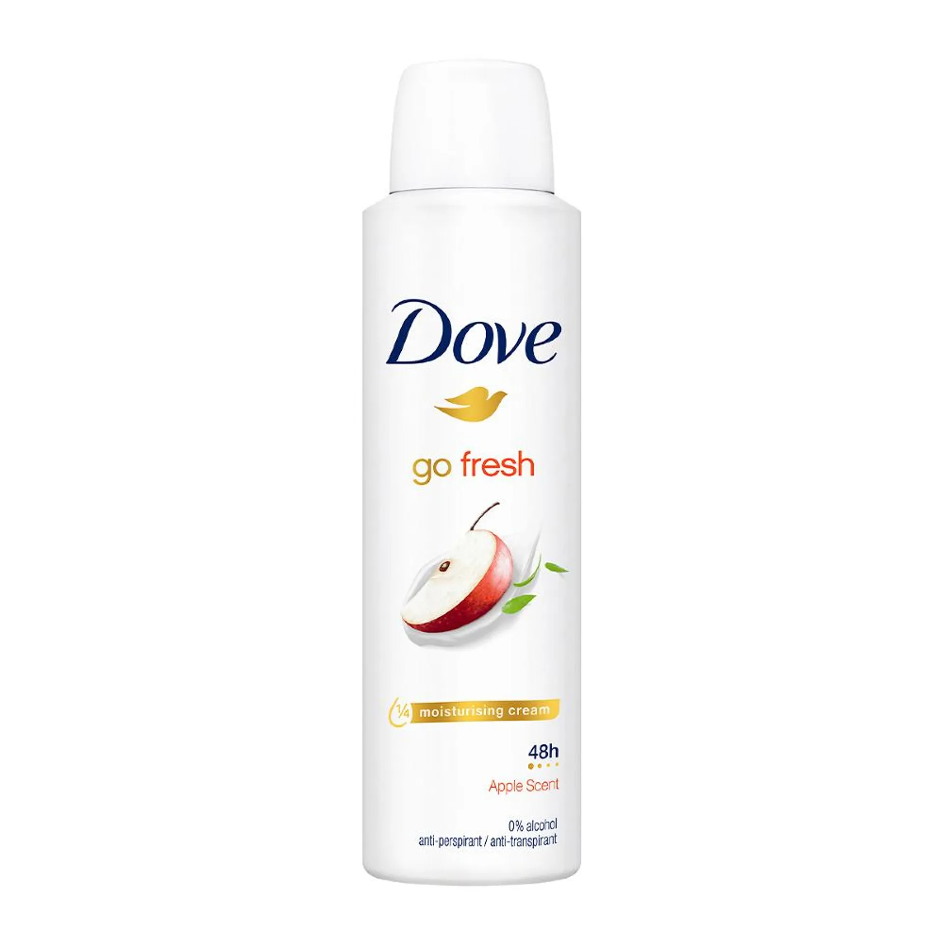 Deodorant Dove spray Apple Go Fresh 0% alcool 150ml