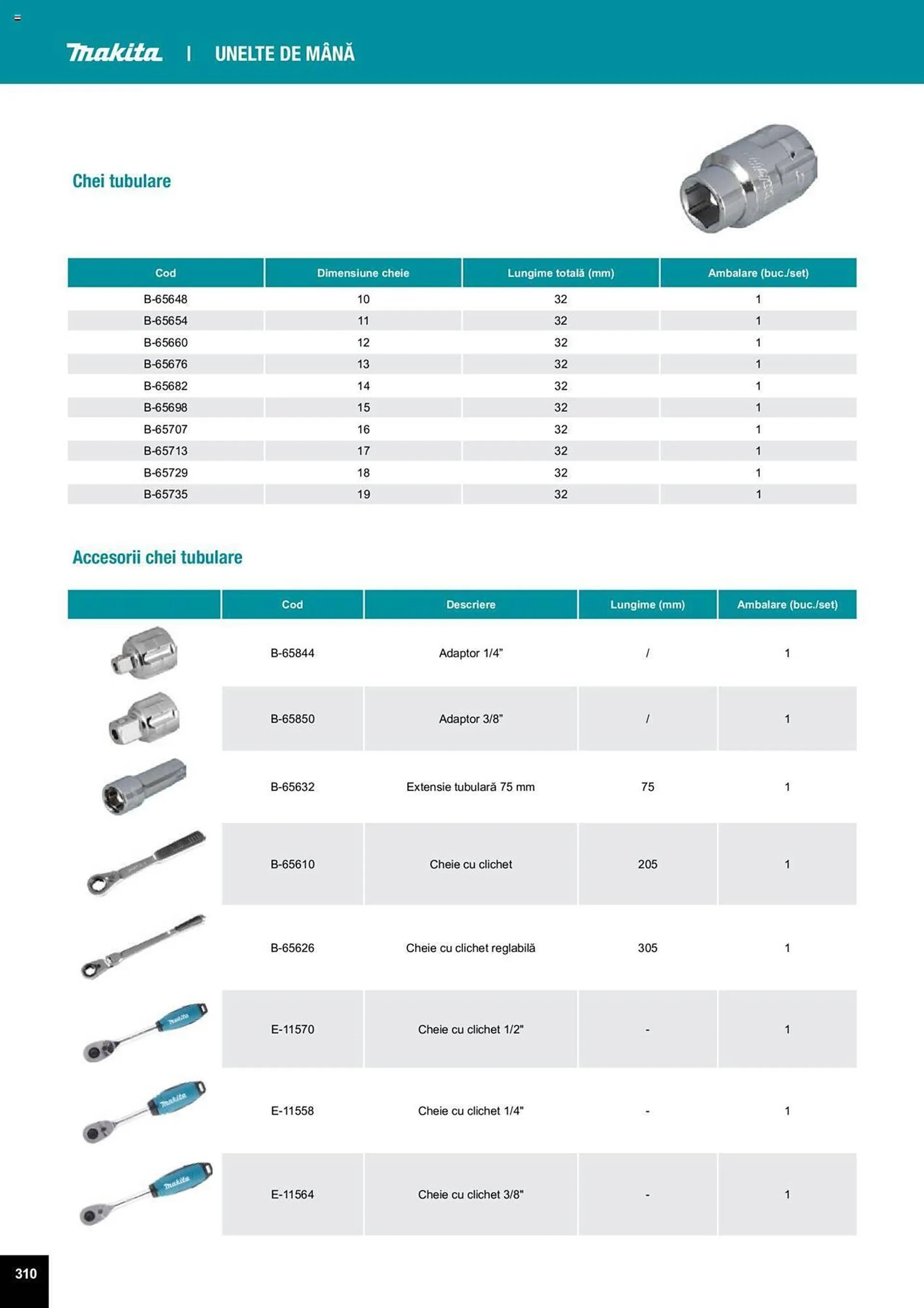 Catalog Сatalog Makita de la 25 martie până la 31 decembrie 2024 - Revista Pagina 624