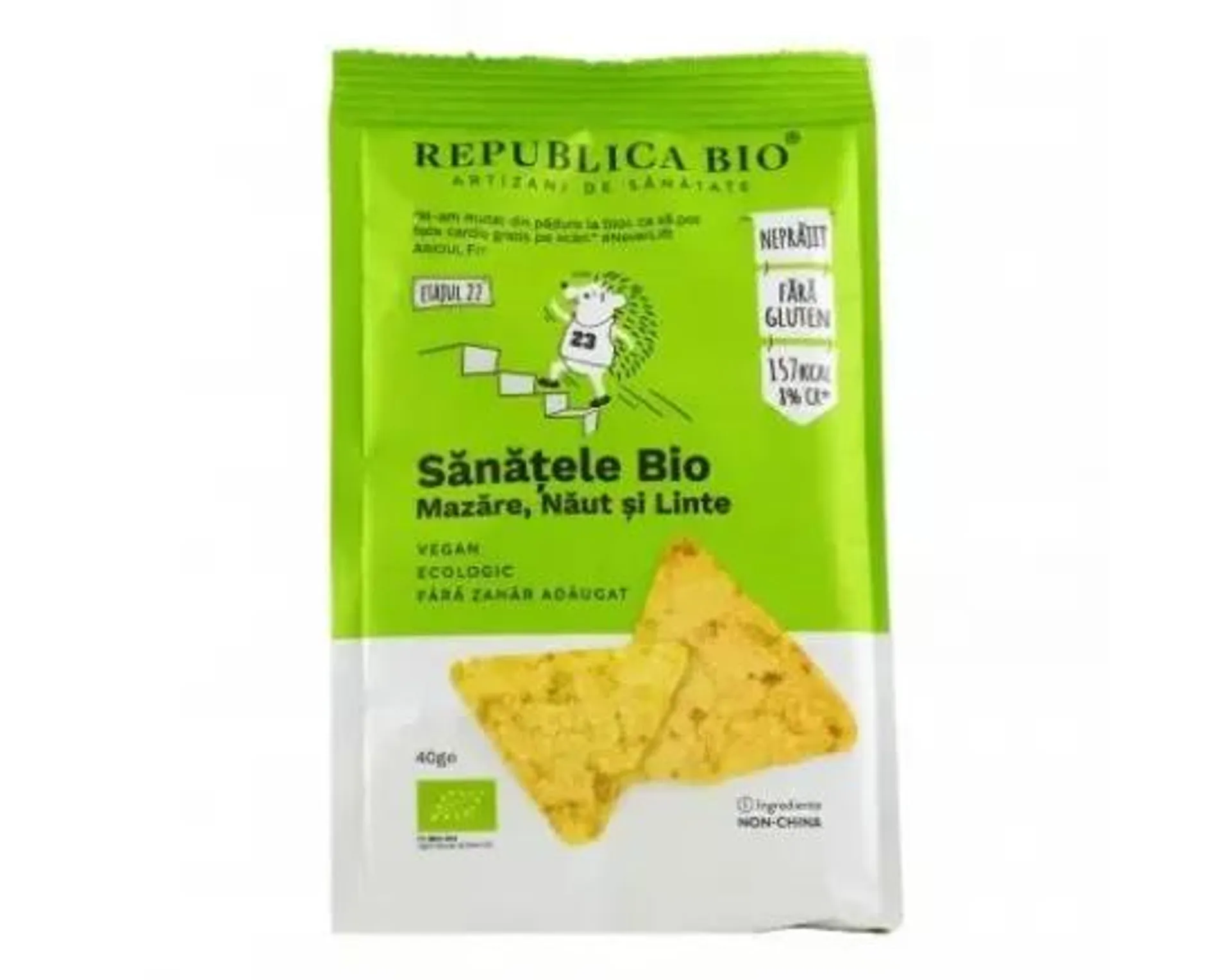 Sanatele BIO cu mazare, naut, linte ecologice 40g