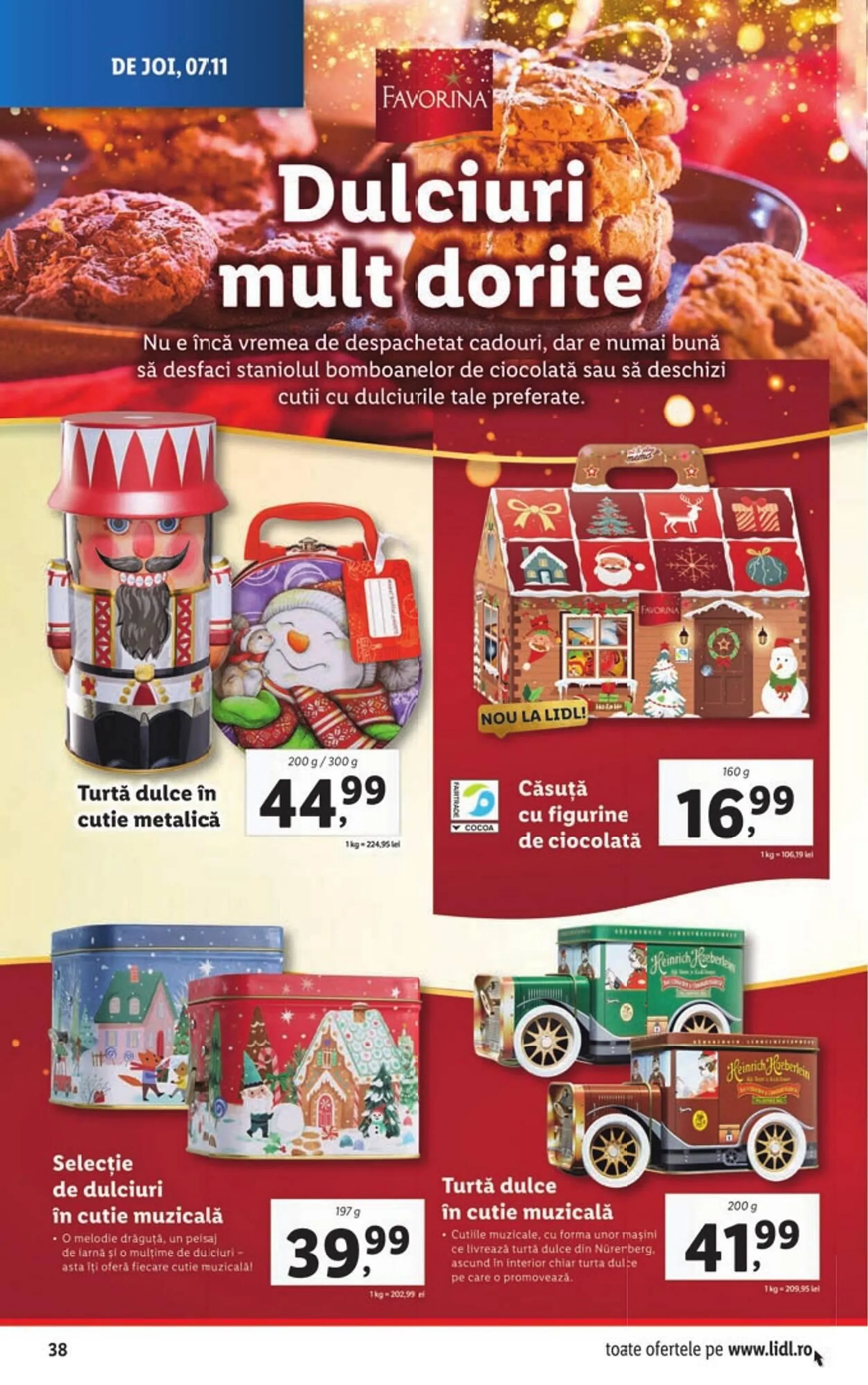 Catalog Catalog Lidl de la 4 noiembrie până la 10 noiembrie 2024 - Revista Pagina 38