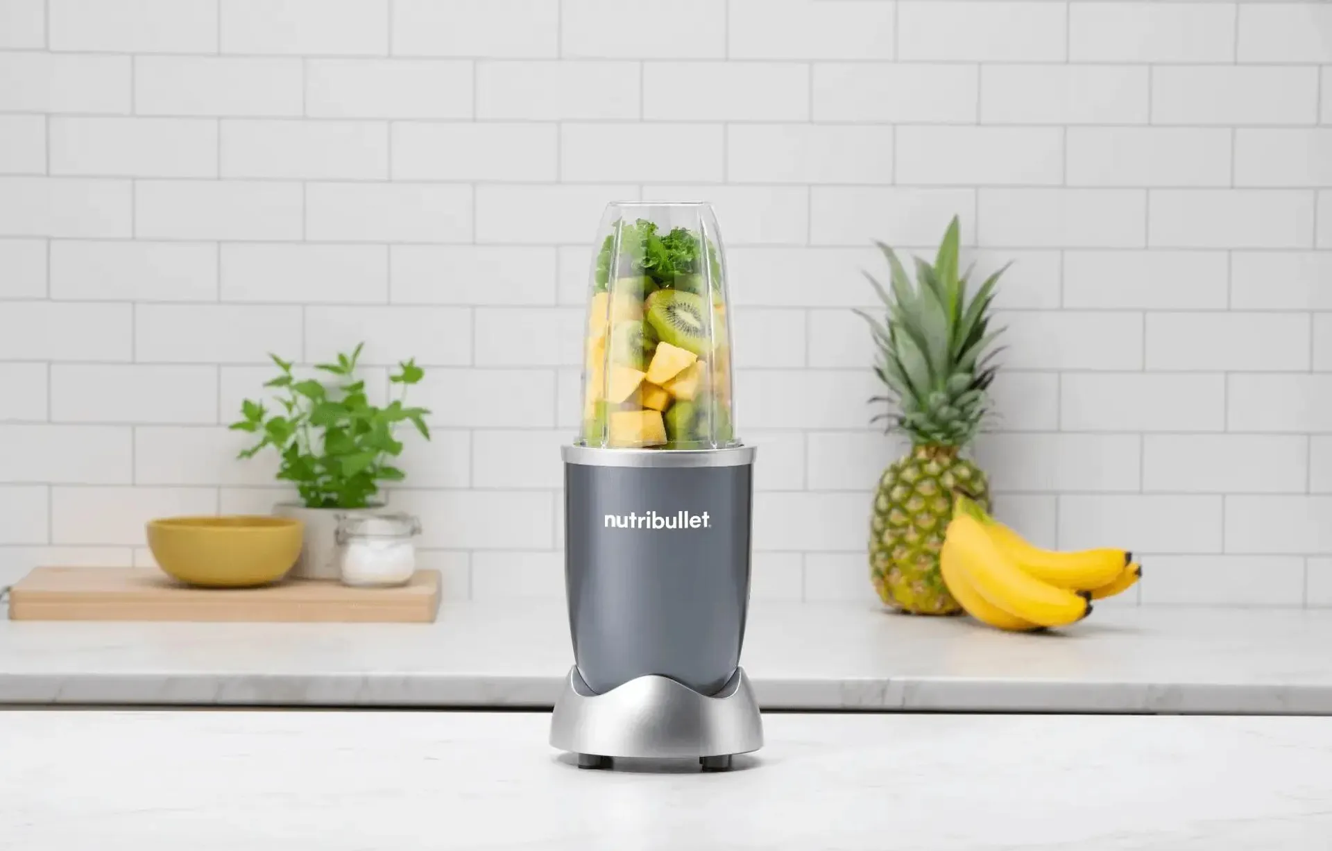 Blender Nutribullet NB614DG, 0.7 litri, 600 W, Argintiu