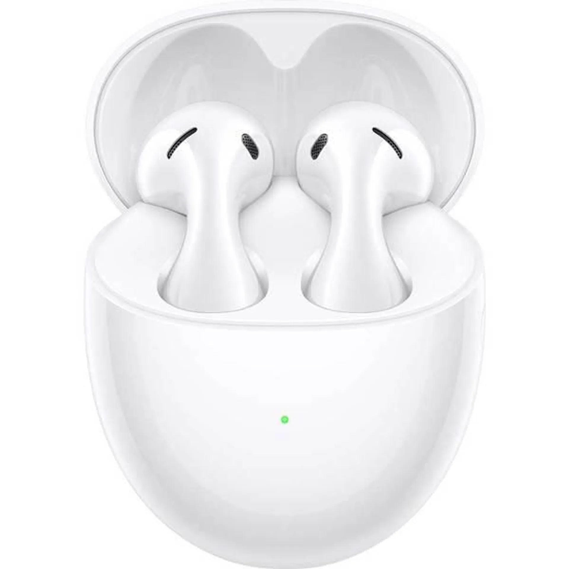 Casti HUAWEI FreeBuds 5, True wireless, Bluetooth, In-ear, Microfon, Noise Cancelling, Carcasa incarcare wireless, Ceramic White