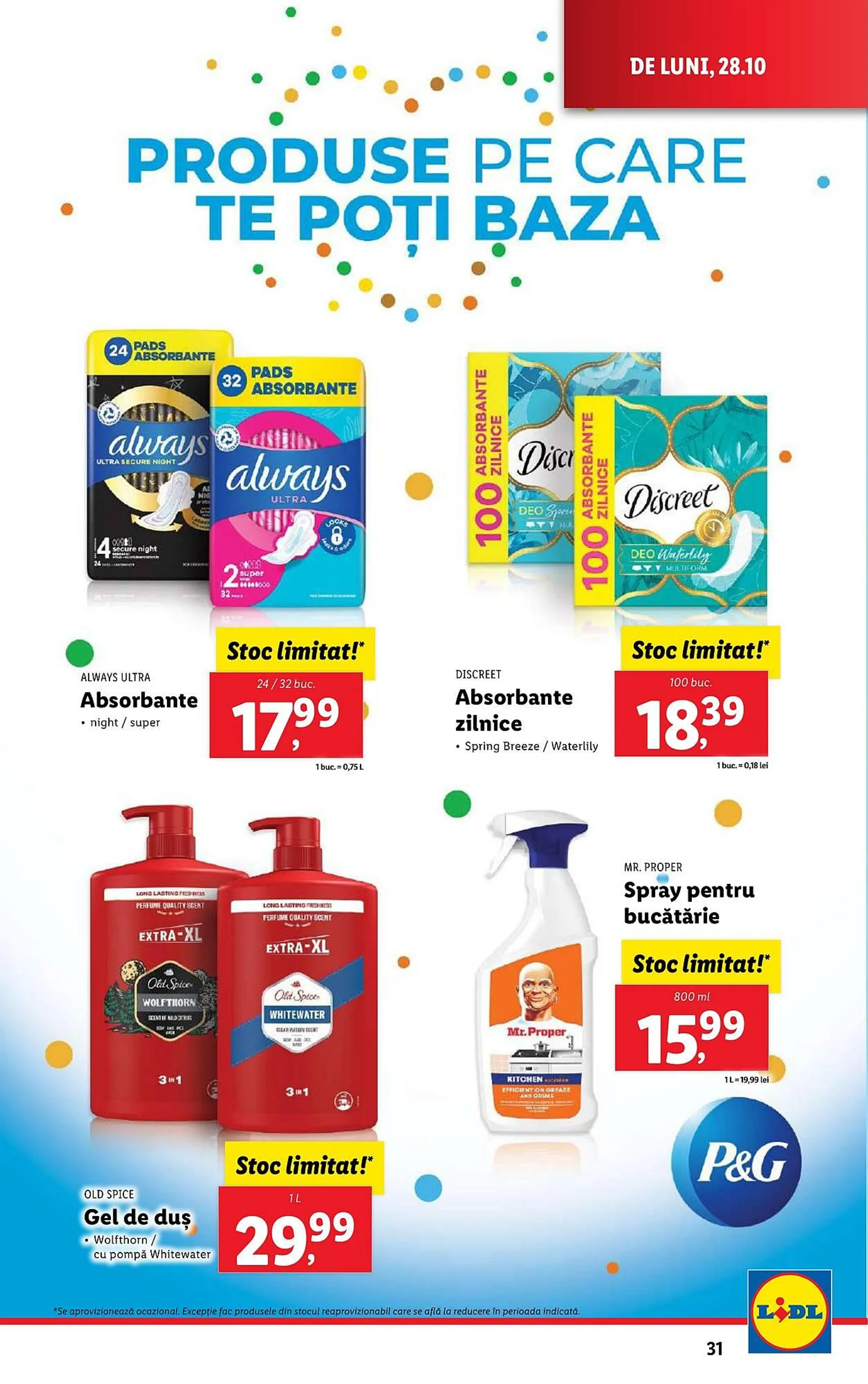 Catalog Catalog Lidl de la 28 octombrie până la 3 noiembrie 2024 - Revista Pagina 31