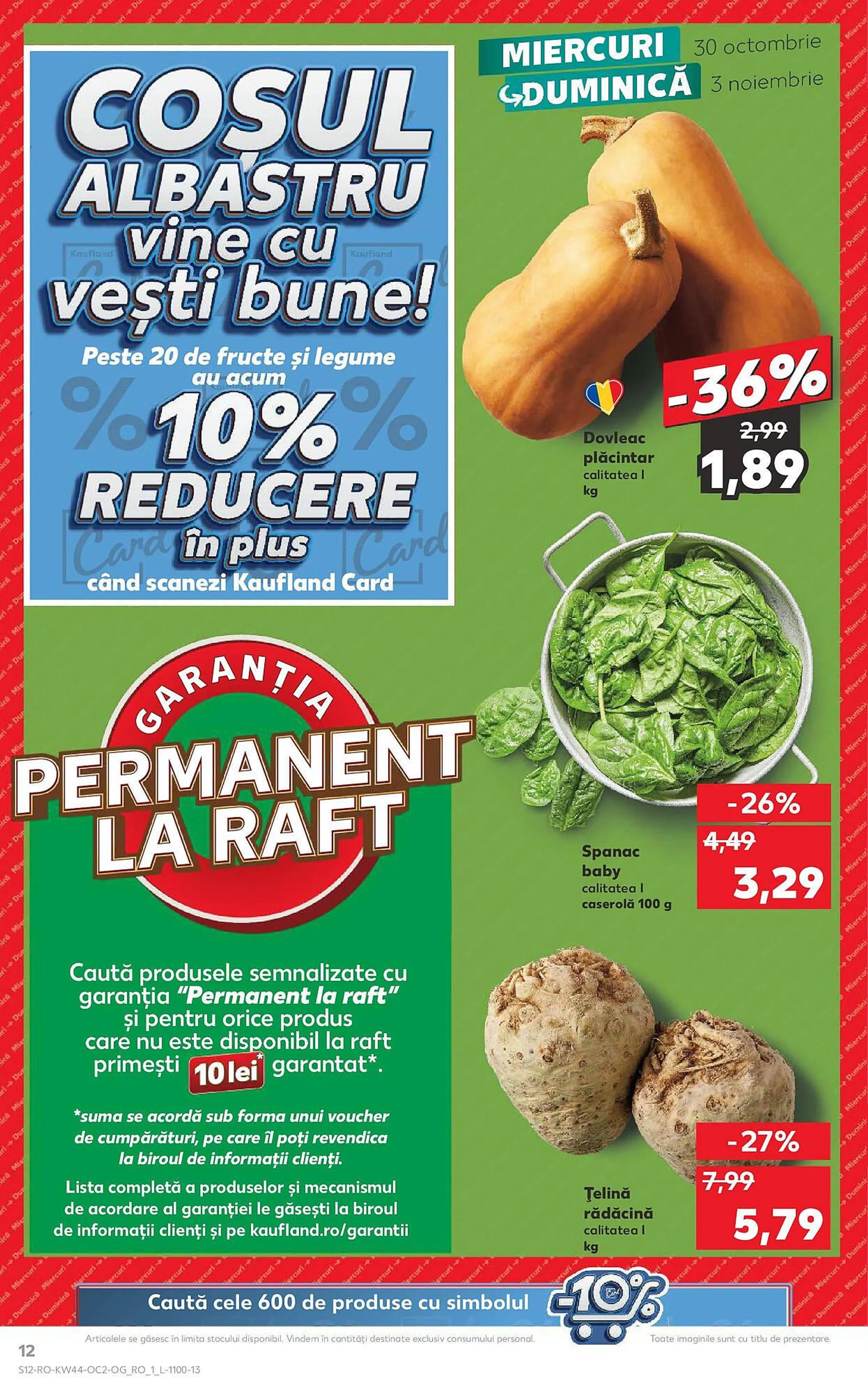 Catalog Catalog Kaufland de la 29 octombrie până la 3 noiembrie 2024 - Revista Pagina 12