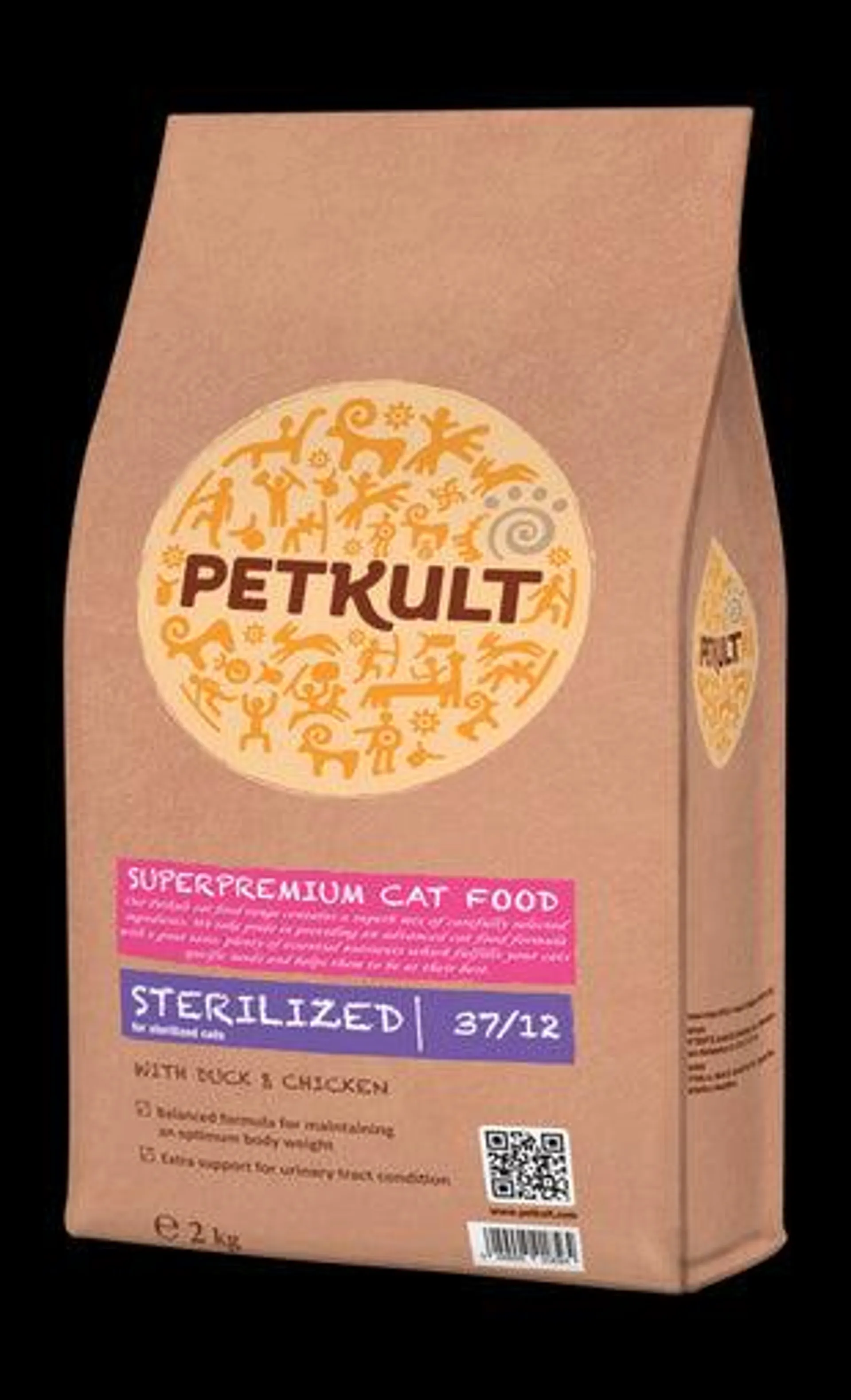 Hrana uscata pentru pisici Petkult Sterilised 2 kg