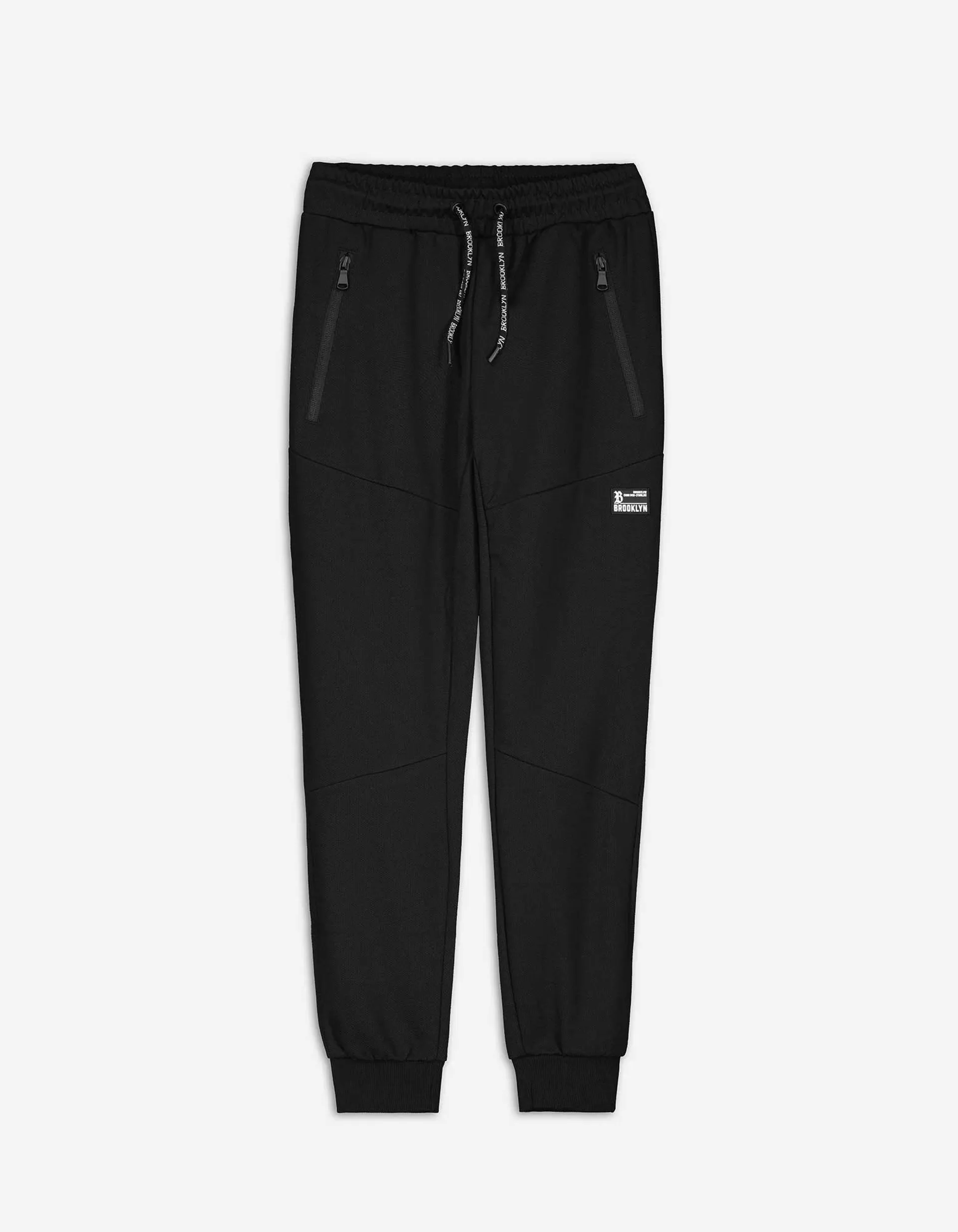 Pantaloni jogging - Patch de etichetă - Negru