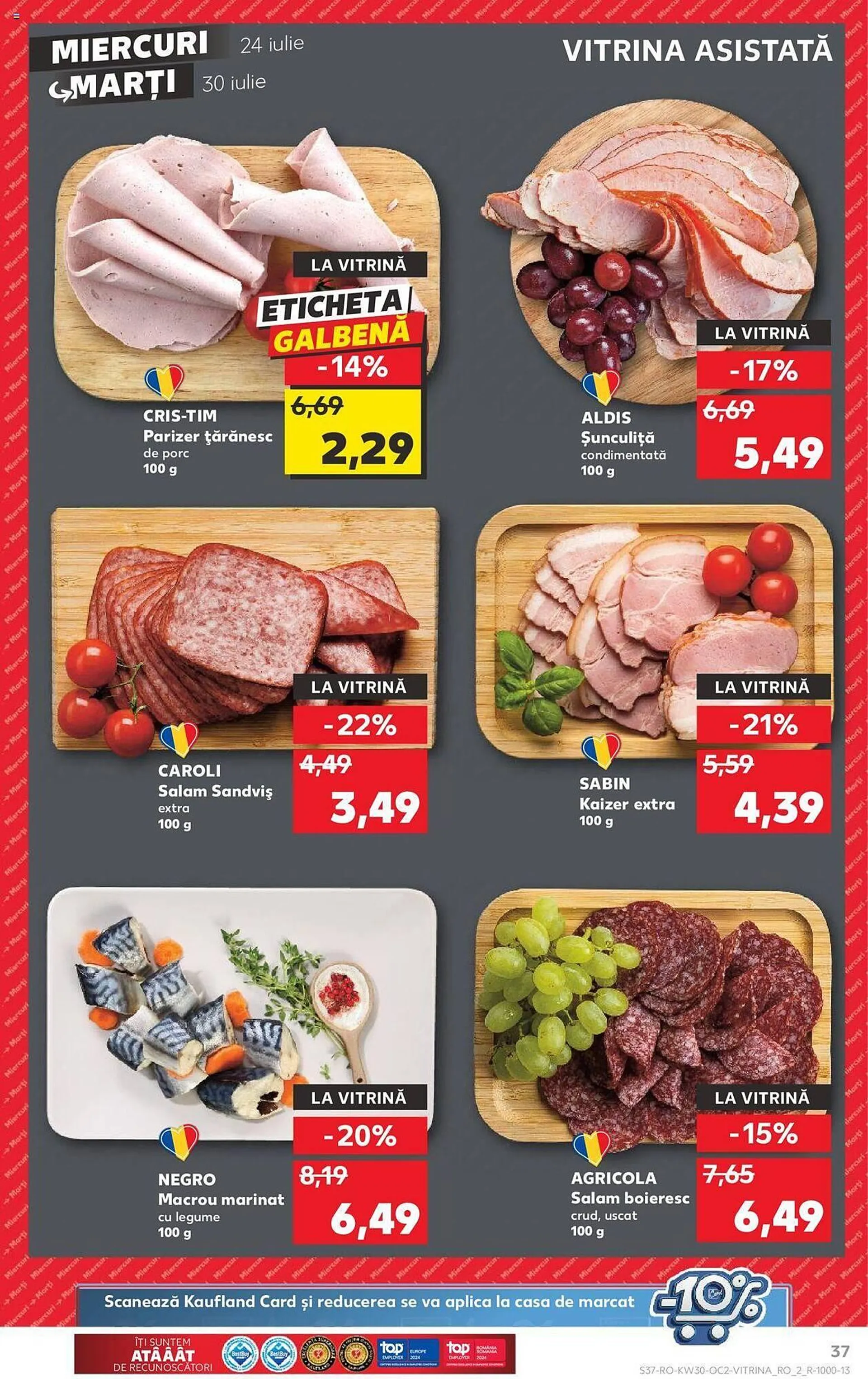 Catalog Kaufland catalog de la 24 iulie până la 30 iulie 2024 - Revista Pagina 37