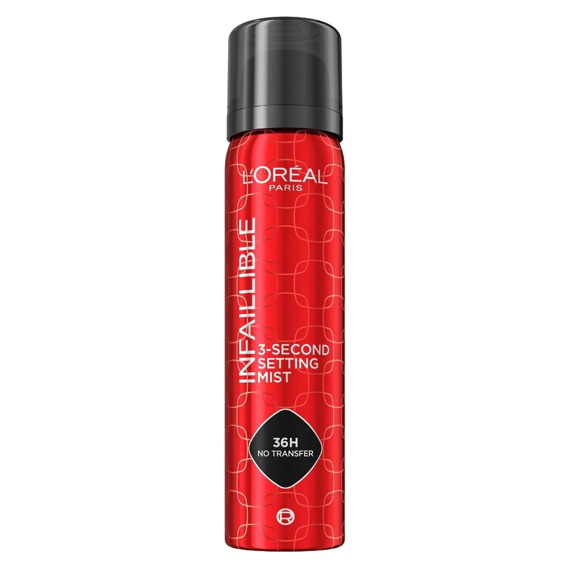 Spray de fixare rezistent la transfer Infaillible 3 Second Setting Mist, 75ml, L'Oreal Paris