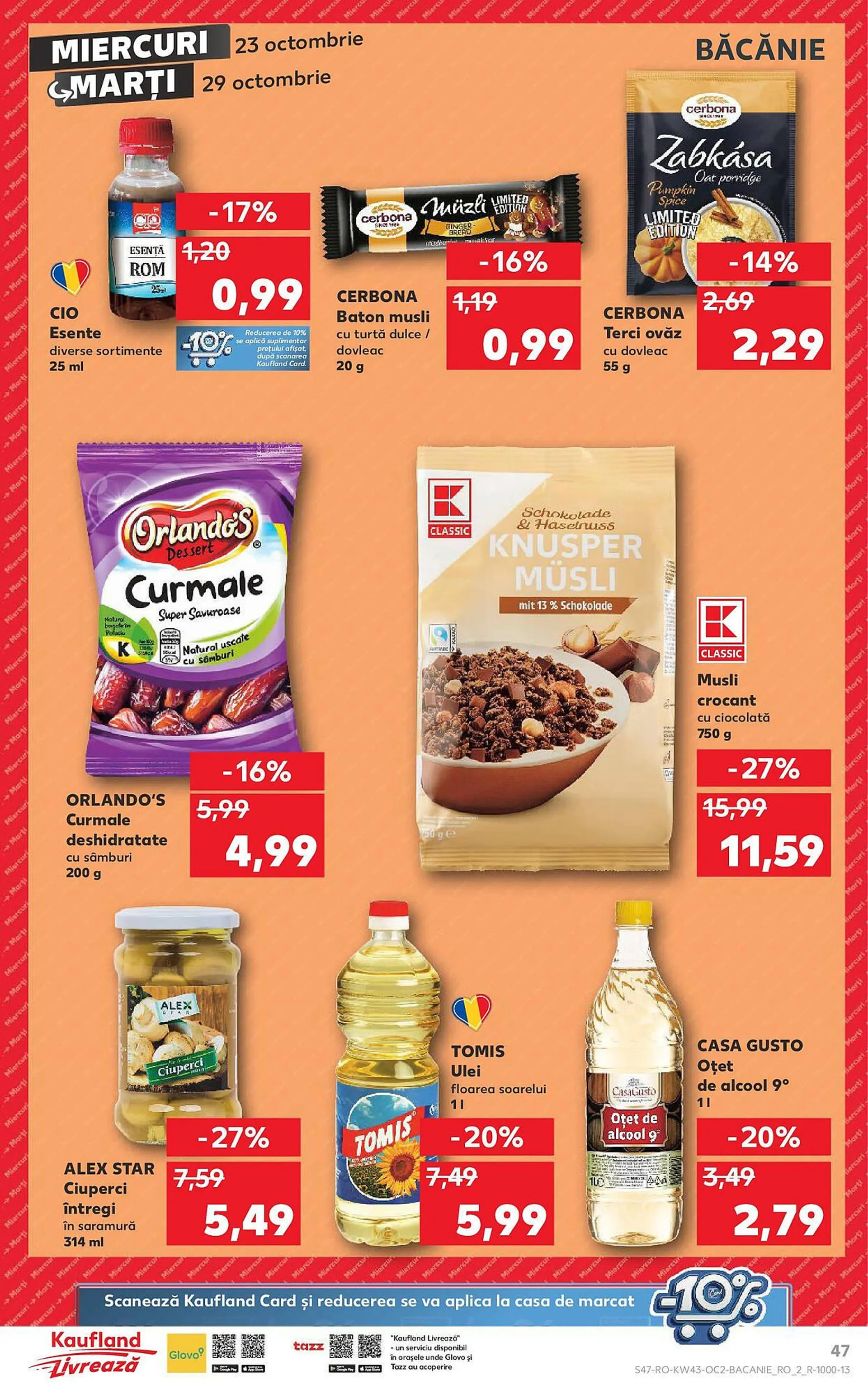 Catalog Catalog Kaufland de la 23 octombrie până la 29 octombrie 2024 - Revista Pagina 47