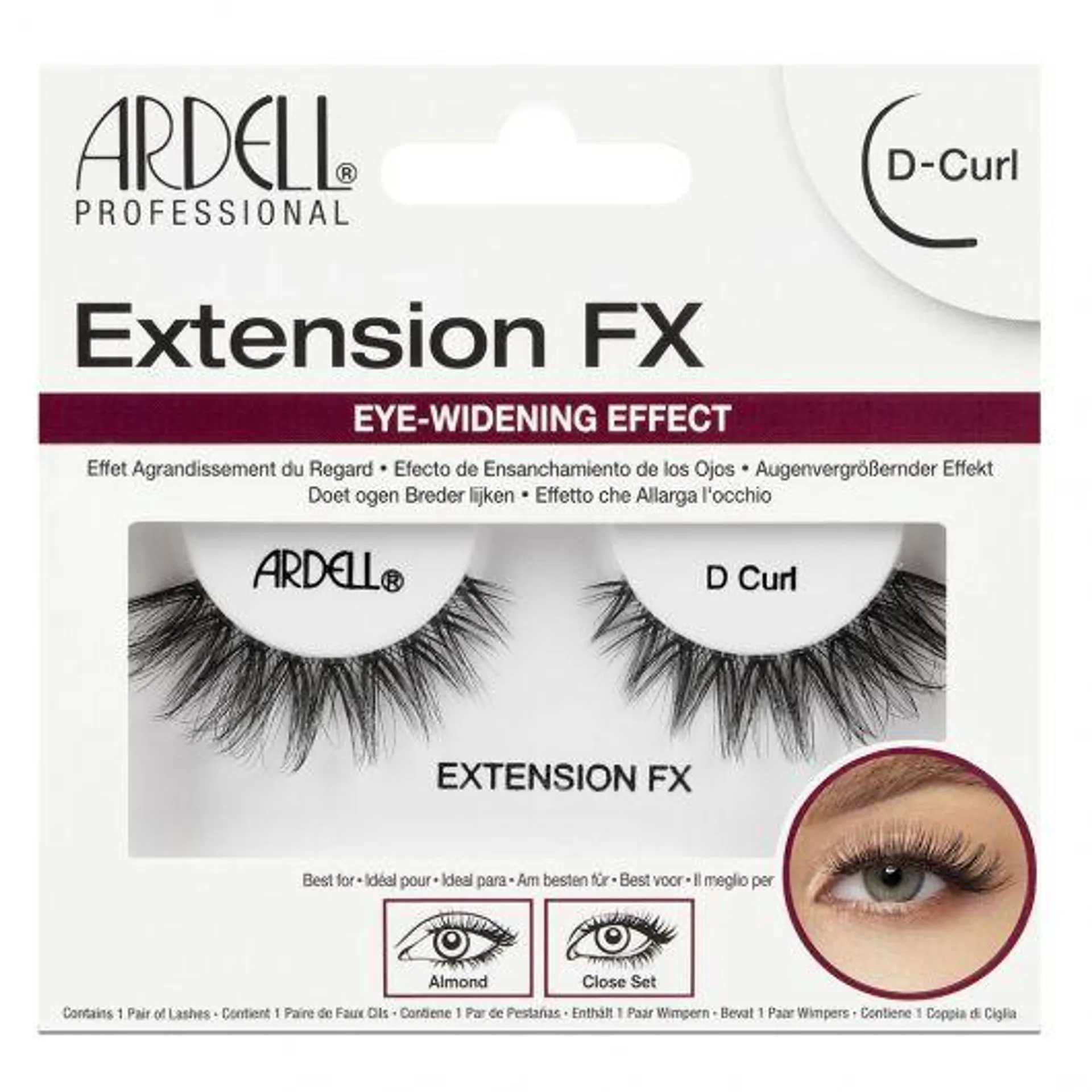 Gene false Ardell Extension FX D Curl