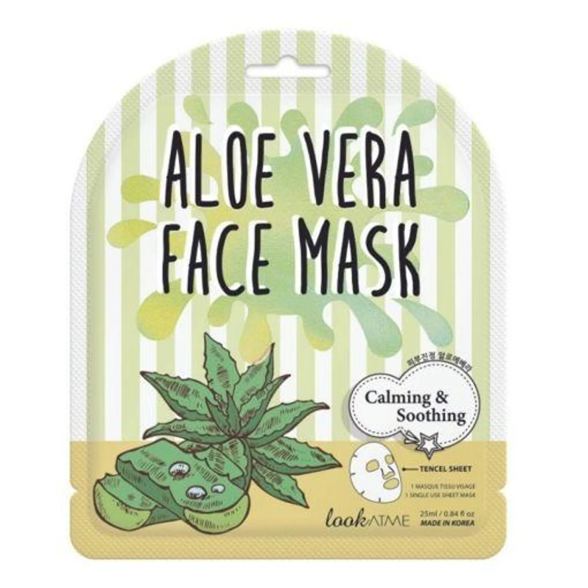 Masca de fata calmanta cu Aloe Vera Look at Me 25ml