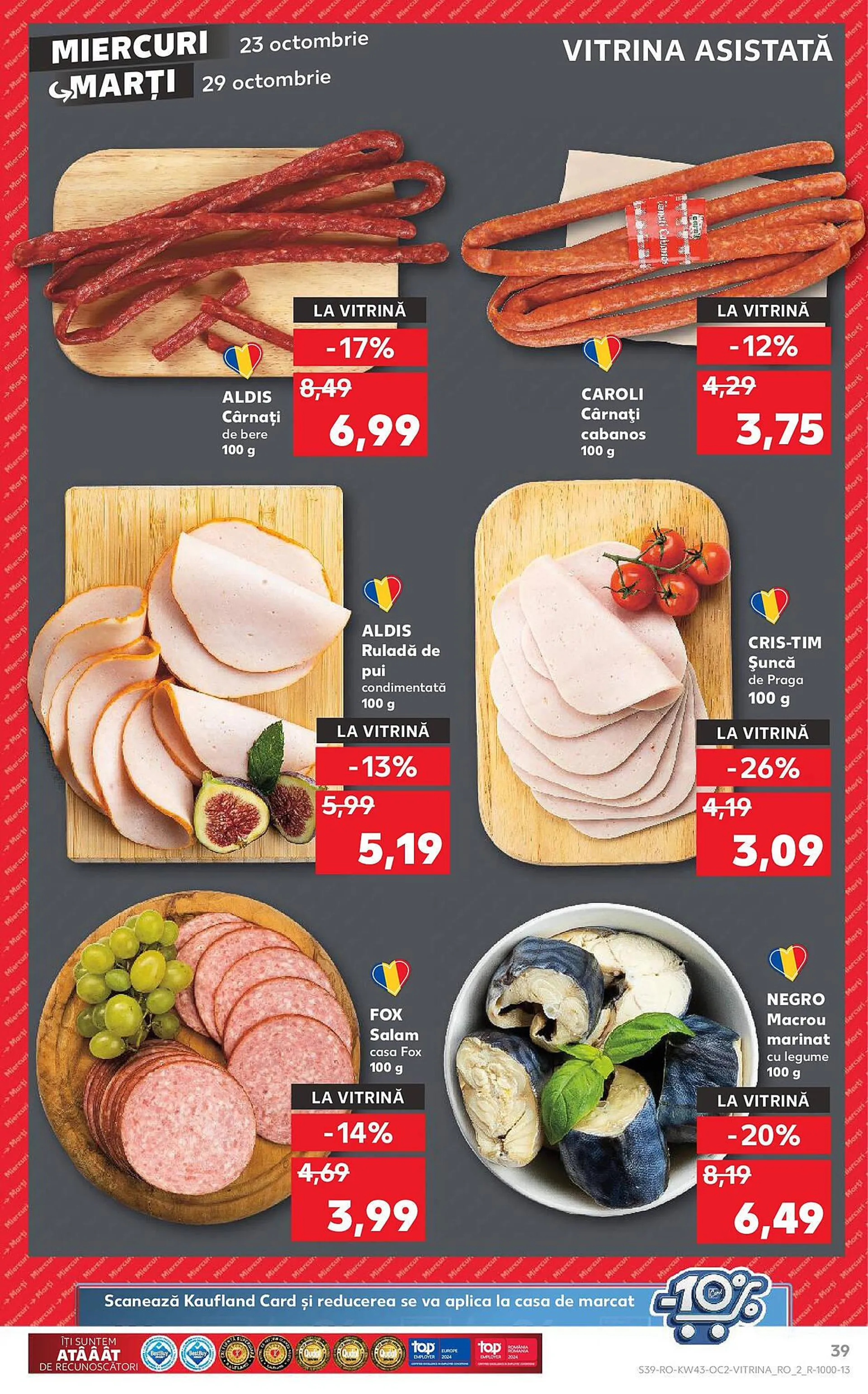 Catalog Catalog Kaufland de la 23 octombrie până la 29 octombrie 2024 - Revista Pagina 39