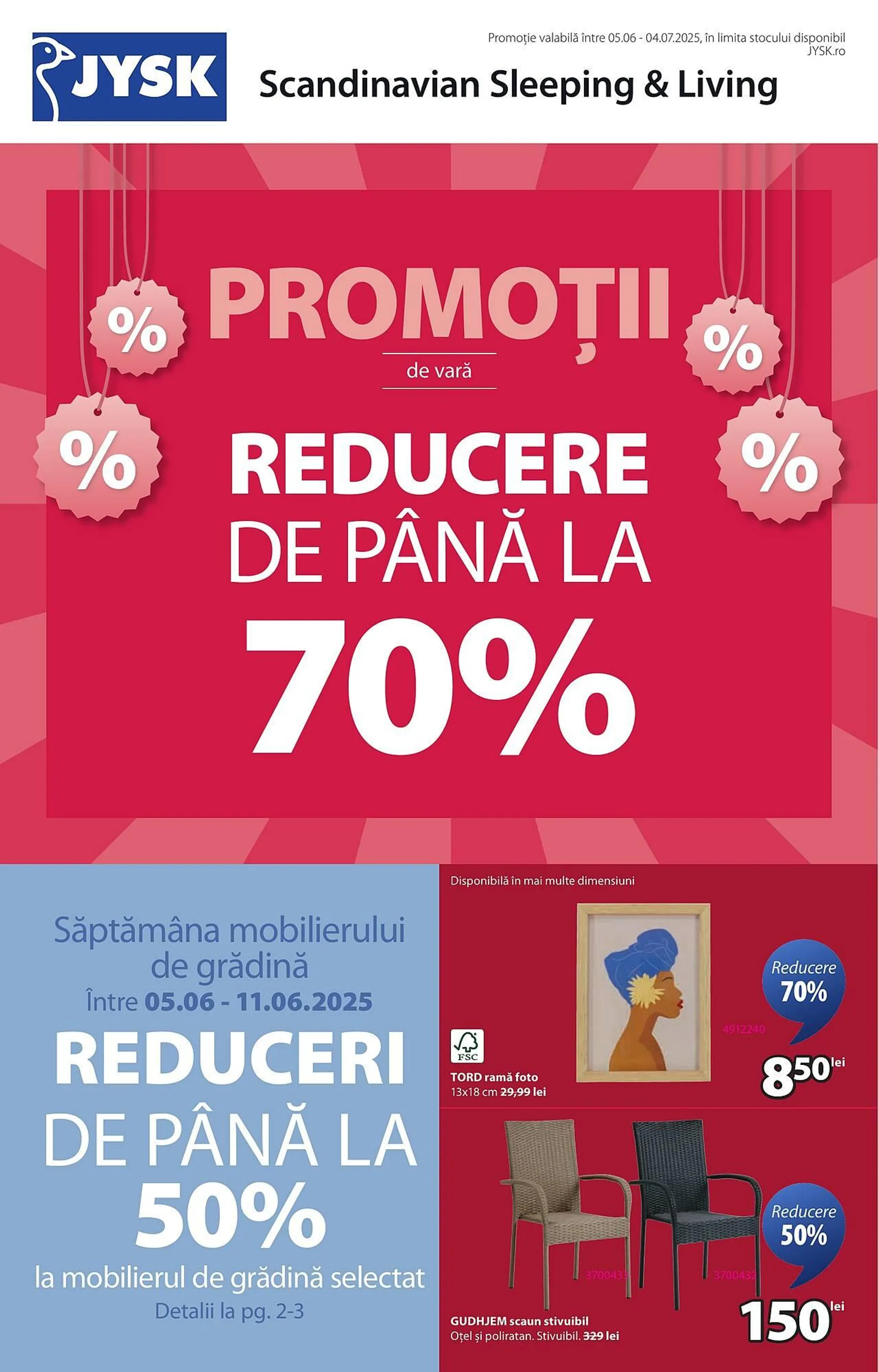 Catalog Catalog JYSK de la 5 iunie până la 4 iulie 2025 - Revista Pagina 1