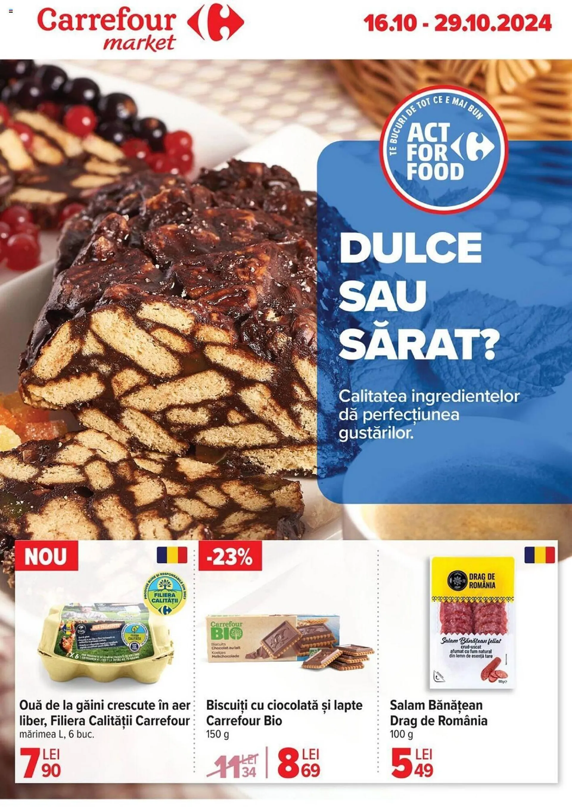 Catalog Catalog Carrefour de la 16 octombrie până la 29 octombrie 2024 - Revista Pagina 1