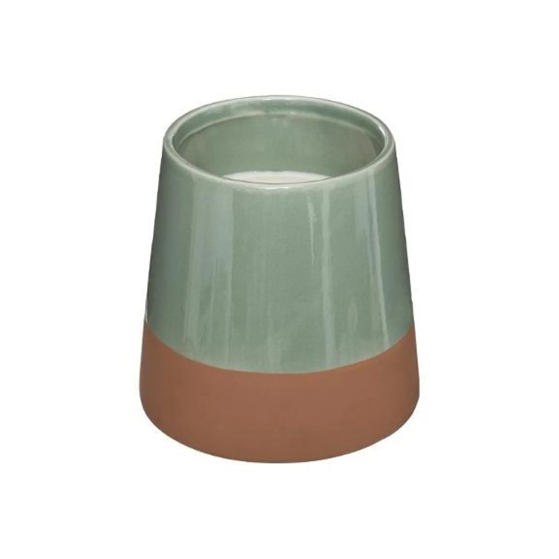 Candela Parfumata Ceramic Verde