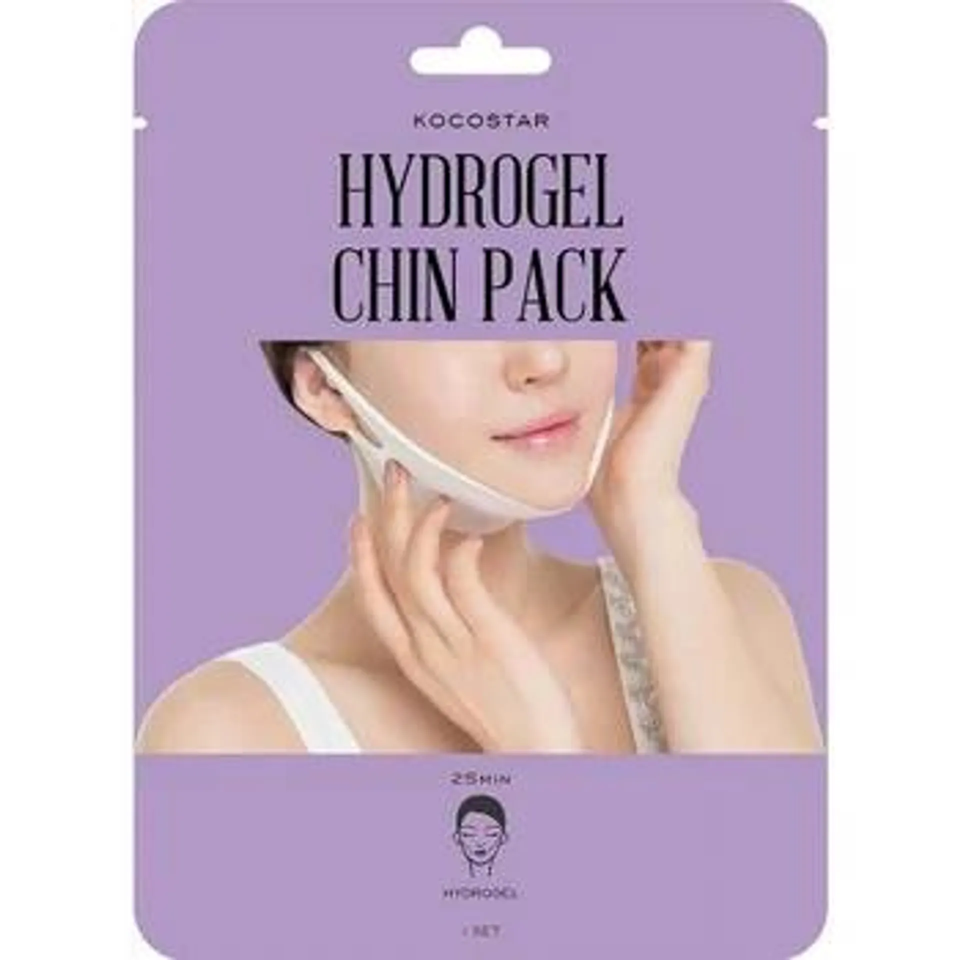 Masca de fata pentru zona barbiei Hydrogel Chin Pack, 9g, Kocostar