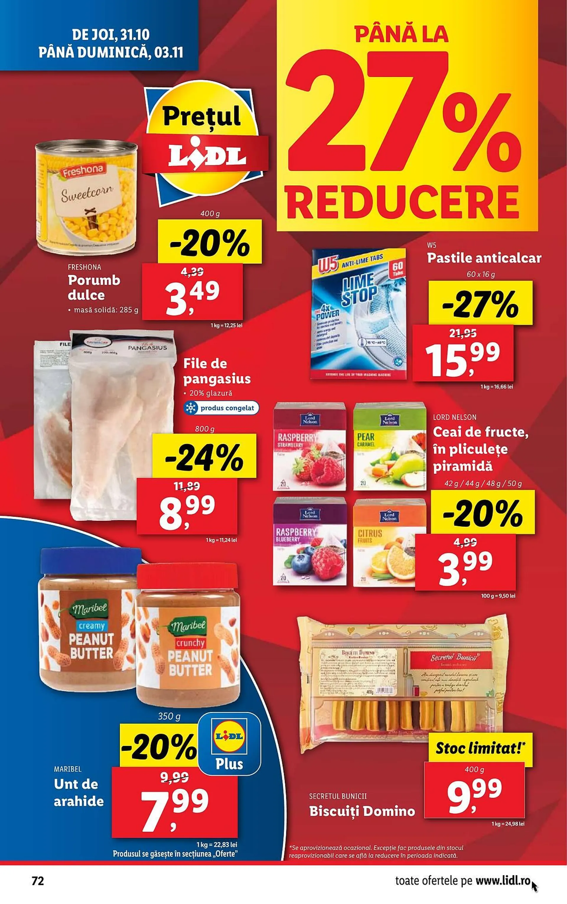 Catalog Catalog Lidl de la 28 octombrie până la 3 noiembrie 2024 - Revista Pagina 72