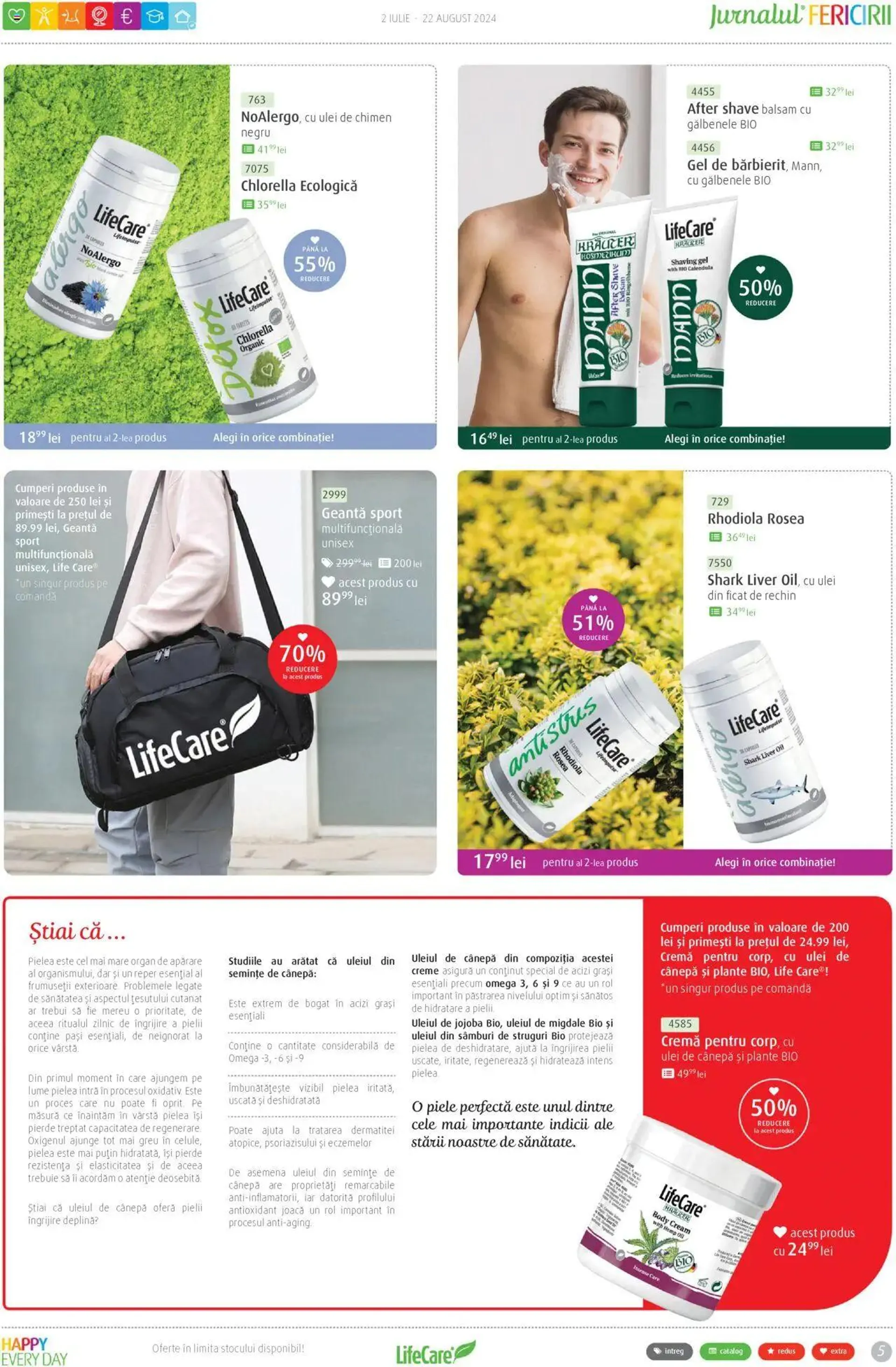 Life Care catalog - Jurnalul Fericirii Iulie/August - 4