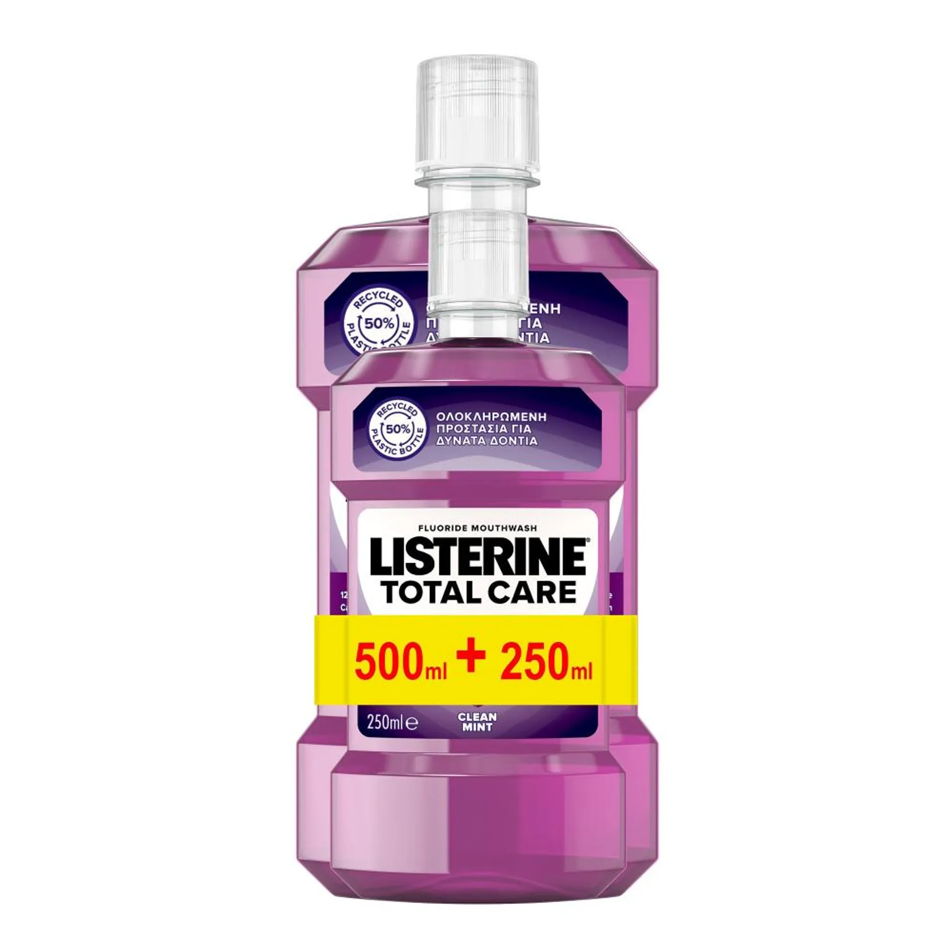 Apa de gura Listerine Total Care, 500ml + 250ml