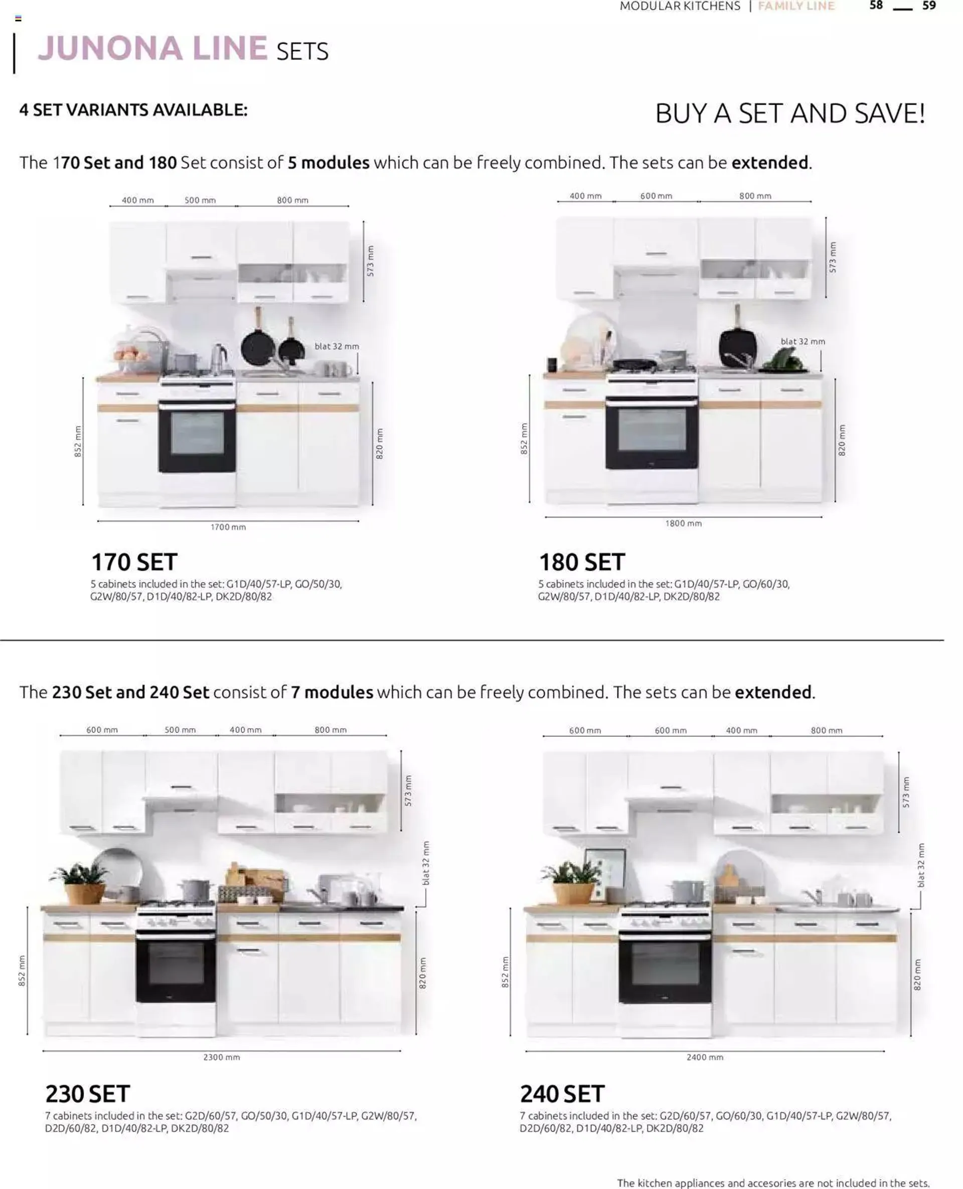 Black Red White - Catalogue of Modular Kitchens 2022 - 58