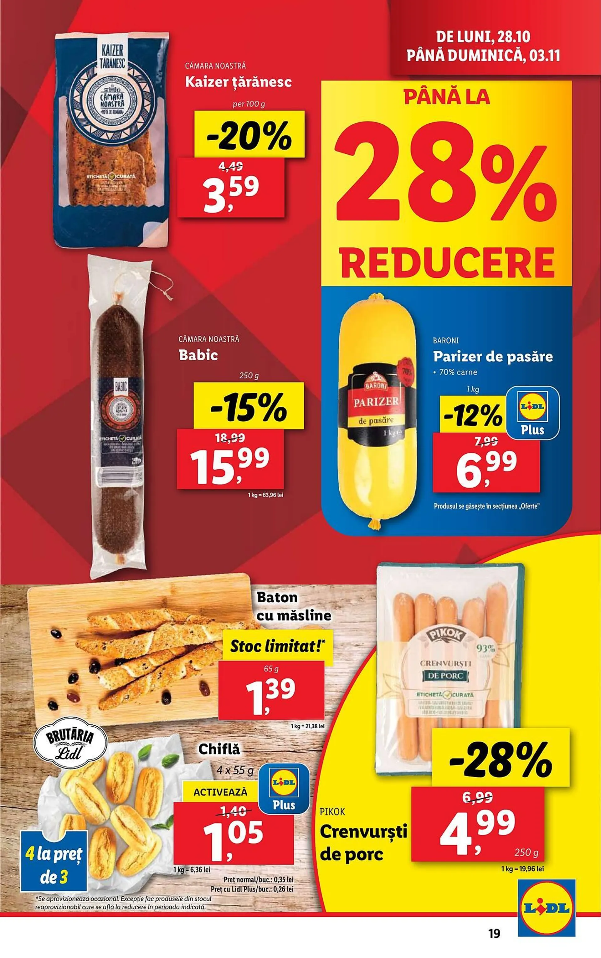 Catalog Catalog Lidl de la 28 octombrie până la 3 noiembrie 2024 - Revista Pagina 19